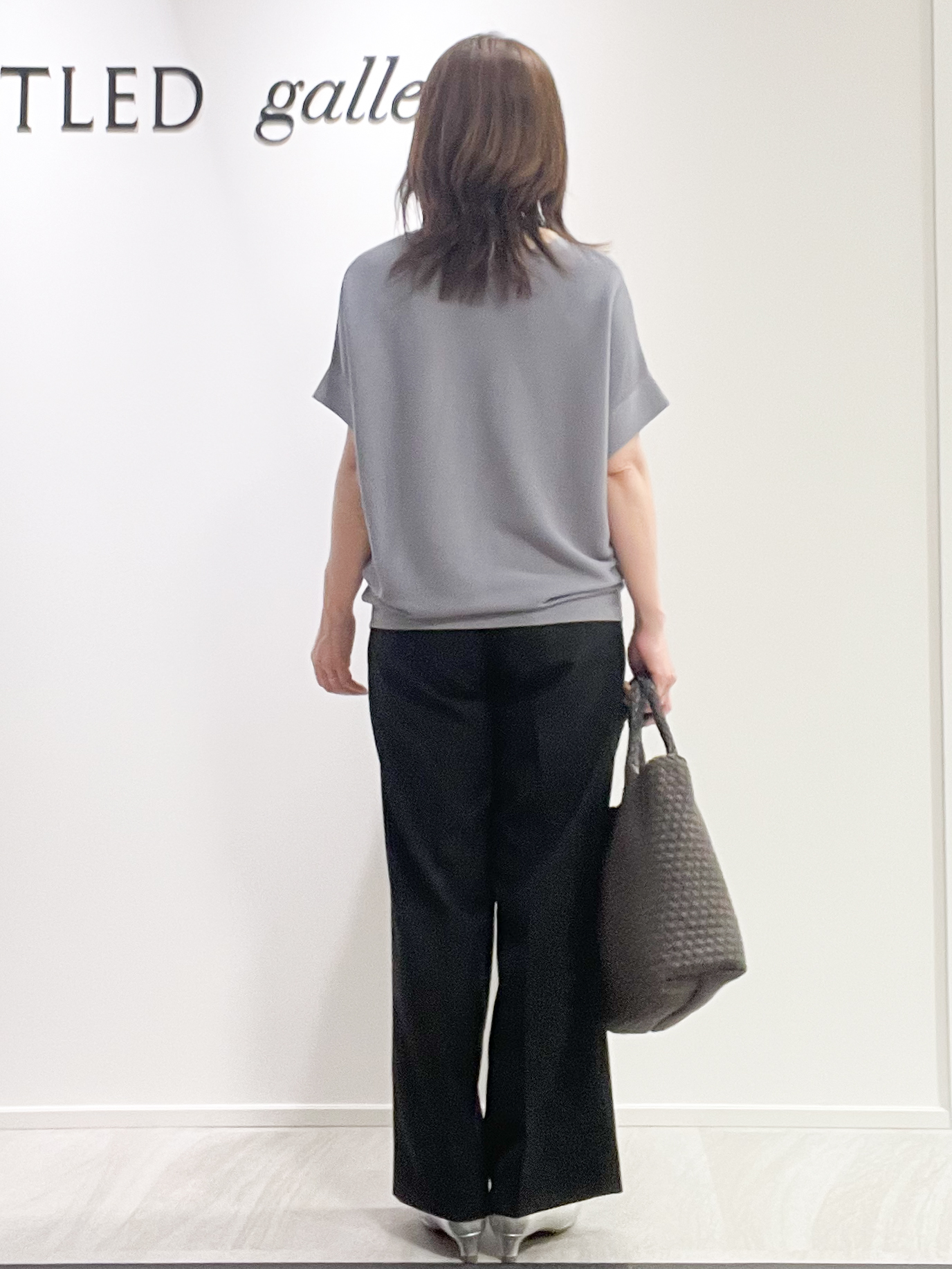 めいさんの「UNTITLED｜【11色展開/体型カバー】前後2WAYフレンチスリーブニット」を使ったコーディネート