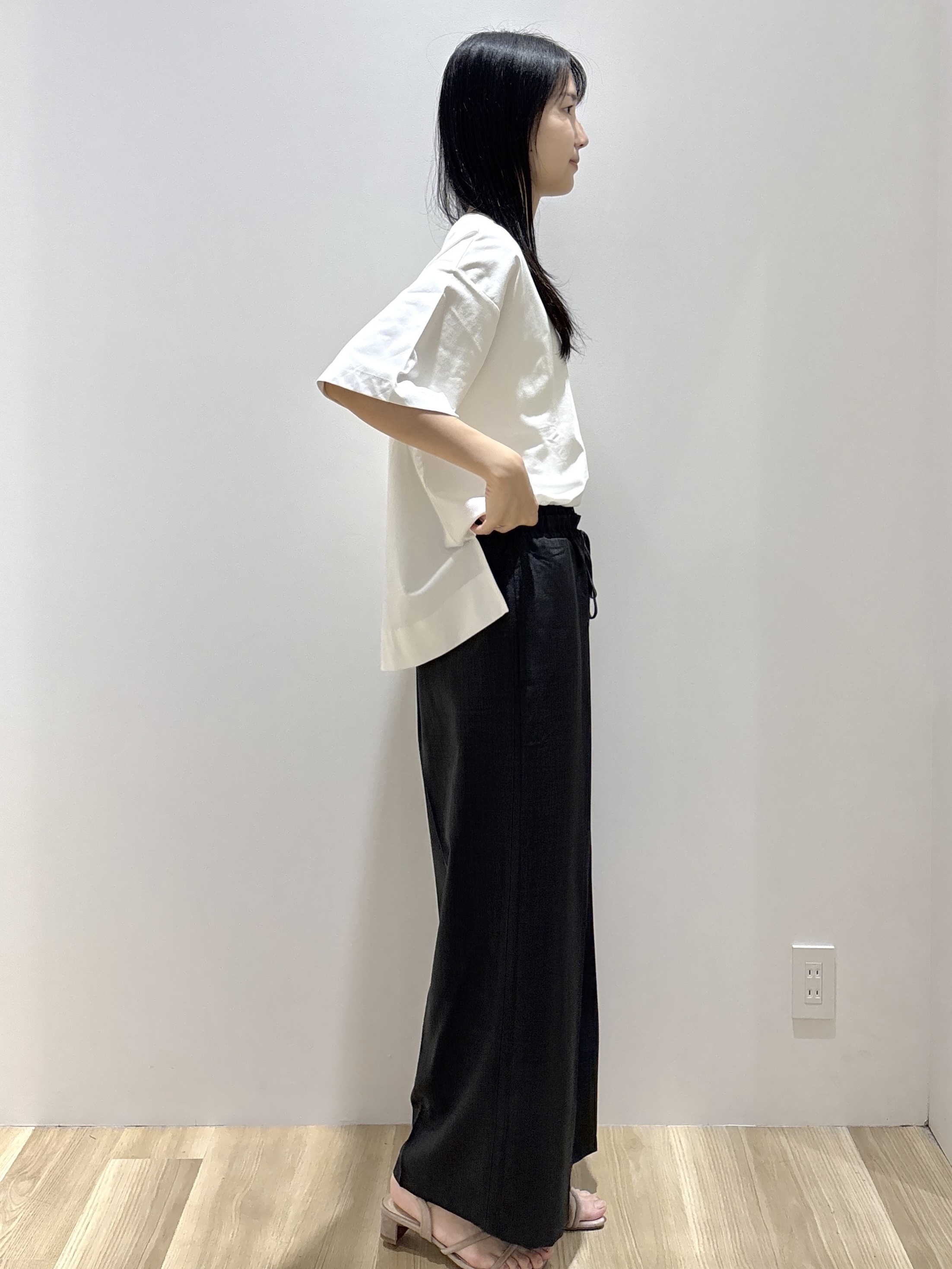 sachikoさんの「OPAQUE.CLIP｜【接触冷感】リラクシーカットソー《洗濯機OK》」を使ったコーディネート
