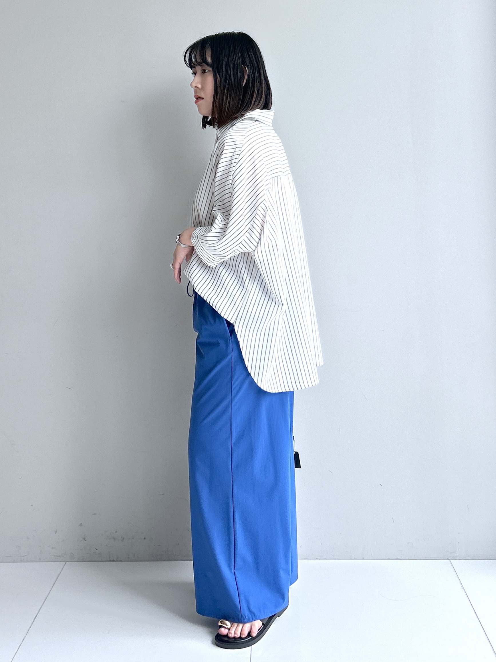 Hirokaさんの「Dessin｜【セットアップ可/洗える】リネンブレンドドルマンシャツ」を使ったコーディネート