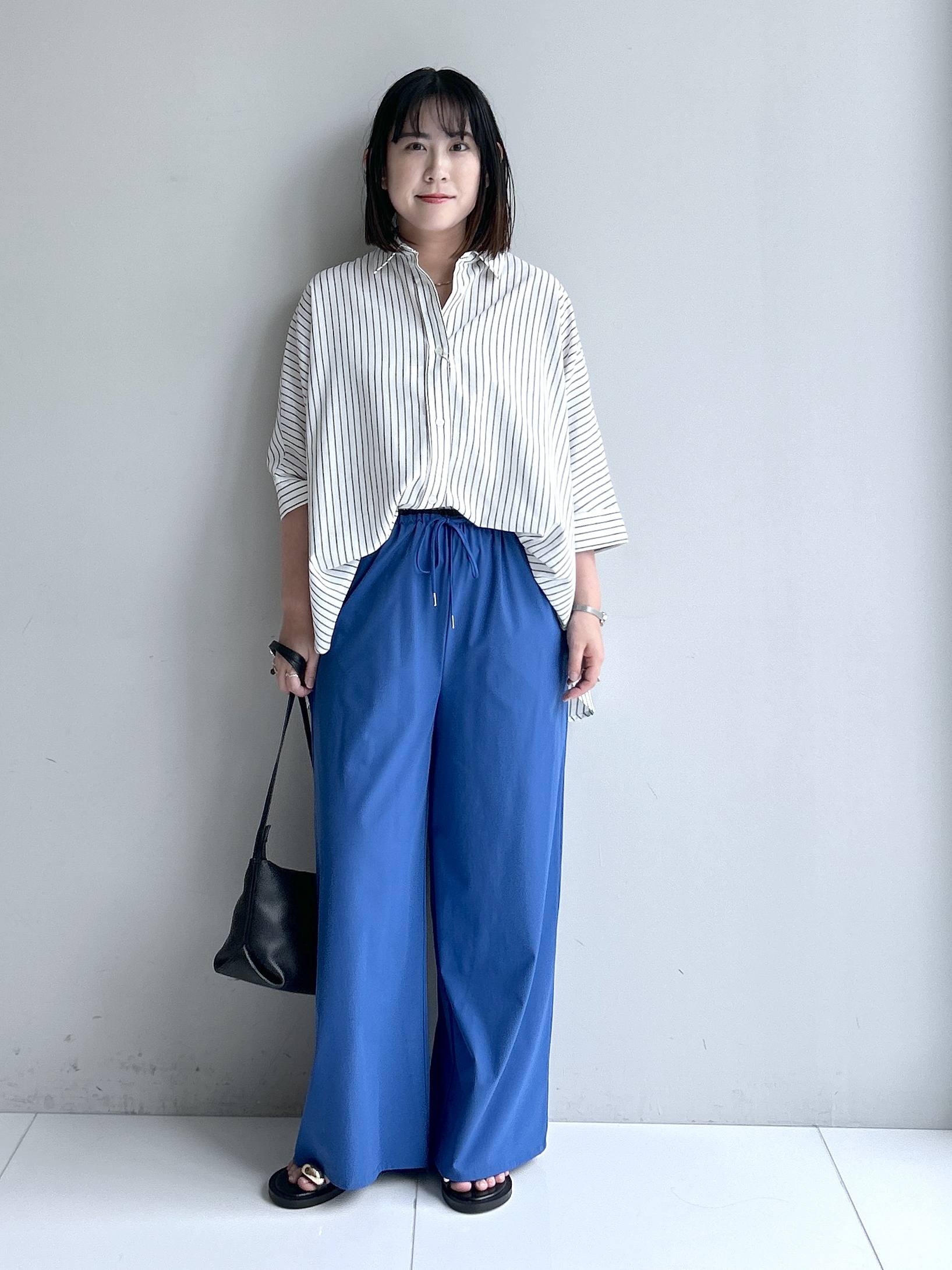 Hirokaさんの「Dessin｜【セットアップ可/洗える】リネンブレンドドルマンシャツ」を使ったコーディネート