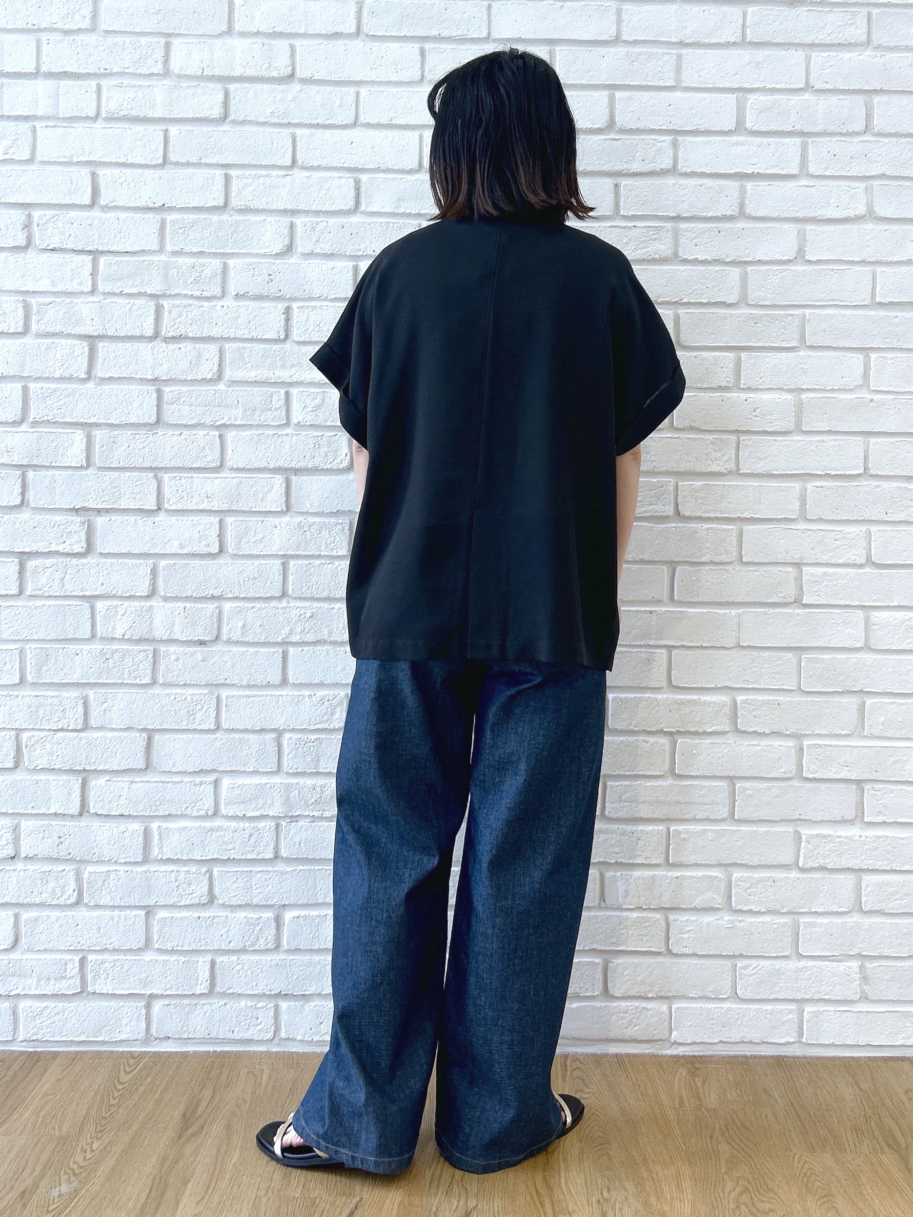Hirokaさんの「grove｜【洗濯機OK・ひんやり/SETUP可】シワになりにくいハーフスリーブジャケット」を使ったコーディネート
