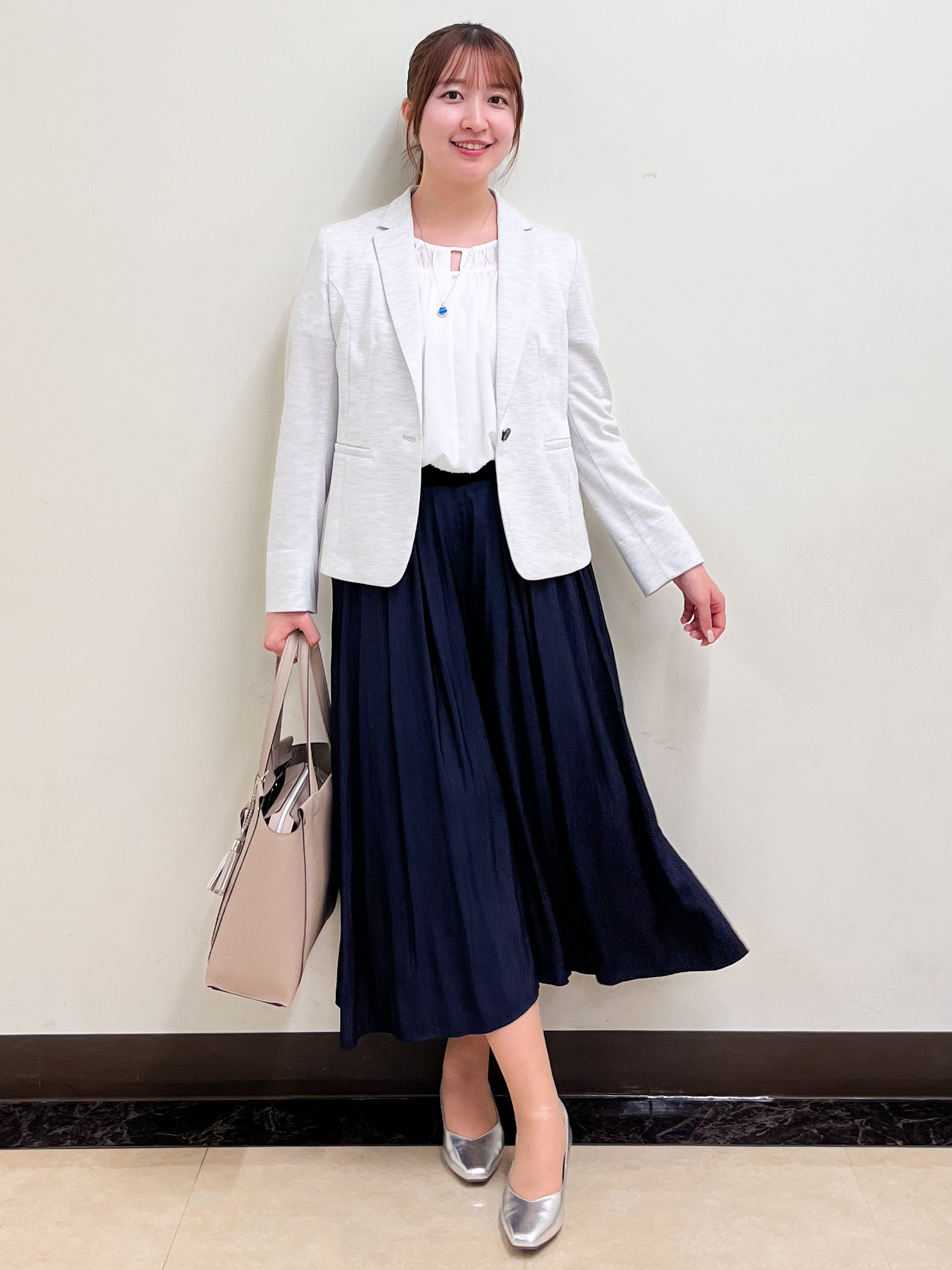 mikikoさんの「Reflect｜【SS-4Lサイズ／UVカット／接触冷感】匠ジャケット／ベーシックテーラード」を使ったコーディネート