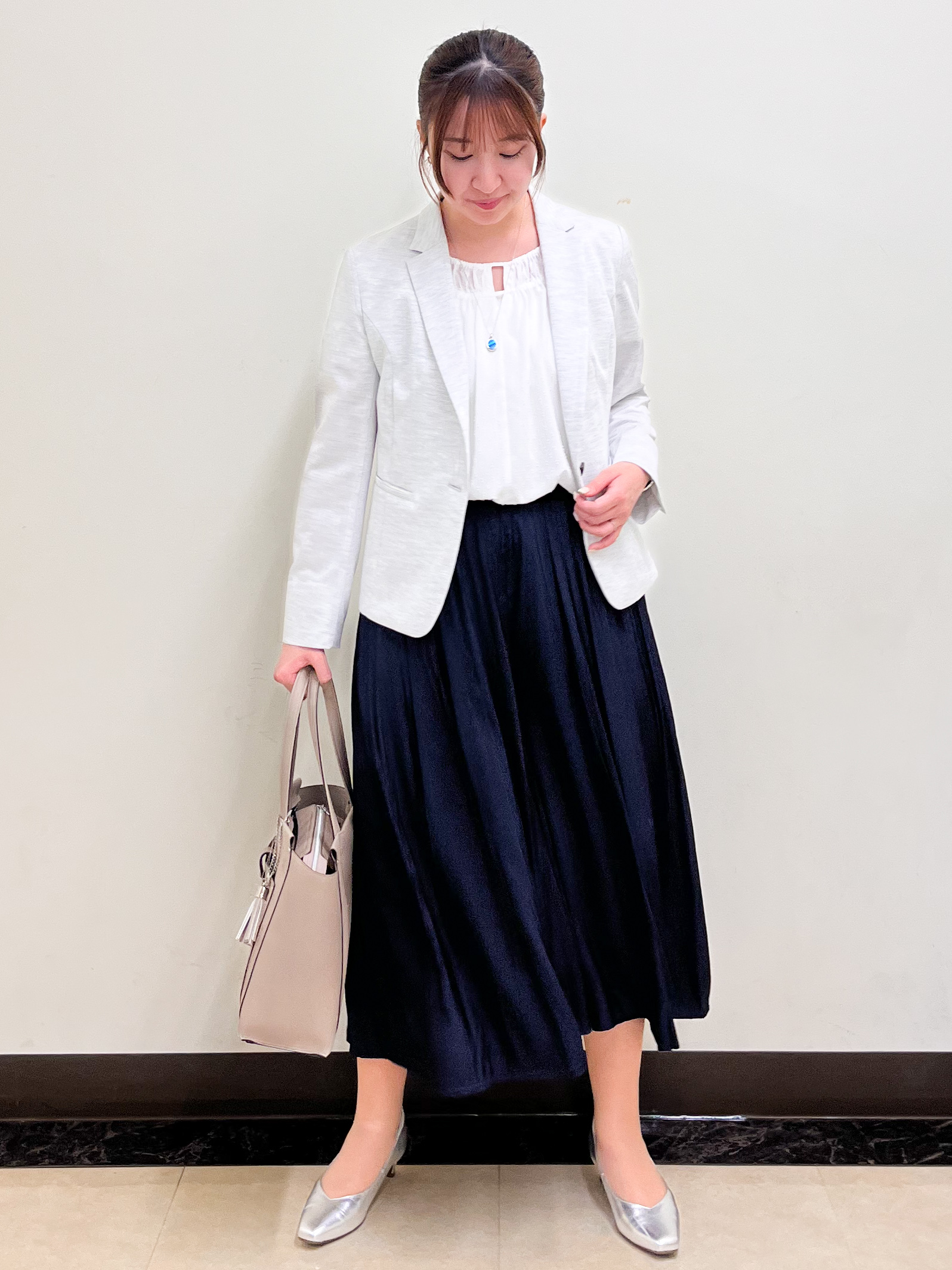 mikikoさんの「Reflect｜【SS-4Lサイズ／UVカット／接触冷感】匠ジャケット／ベーシックテーラード」を使ったコーディネート