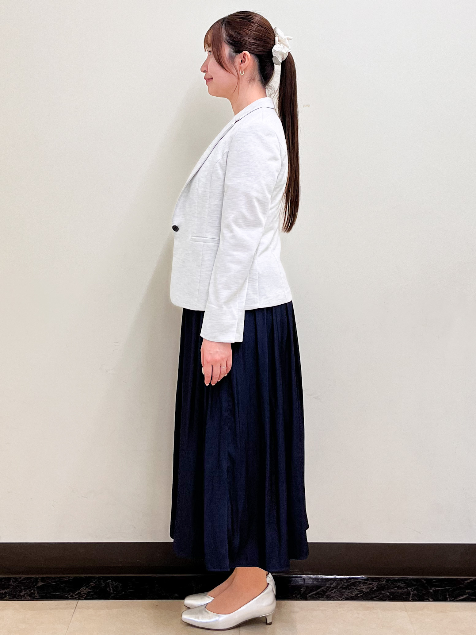 mikikoさんの「Reflect｜【SS-4Lサイズ／UVカット／接触冷感】匠ジャケット／ベーシックテーラード」を使ったコーディネート