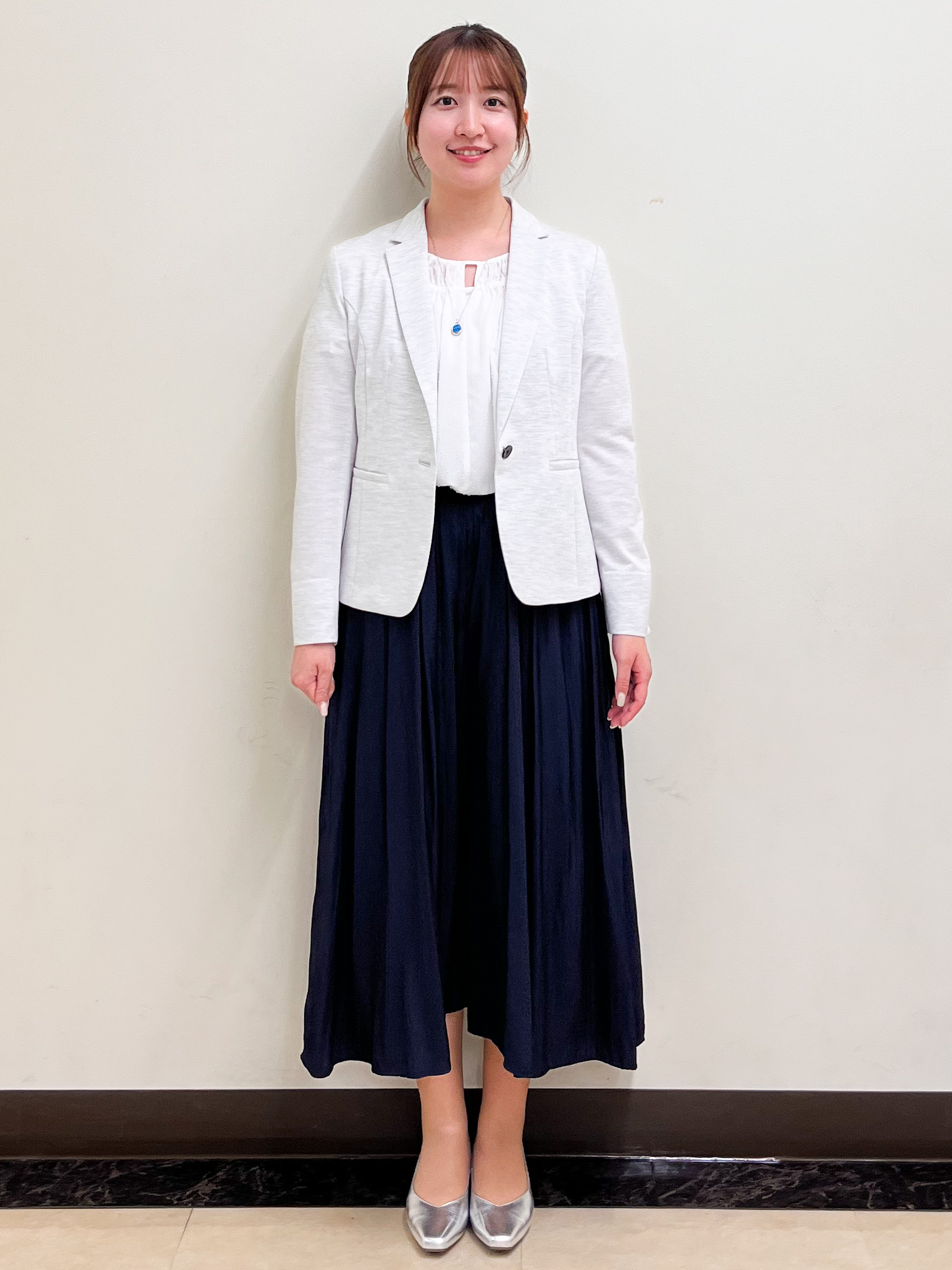 mikikoさんの「Reflect｜【SS-4Lサイズ／UVカット／接触冷感】匠ジャケット／ベーシックテーラード」を使ったコーディネート