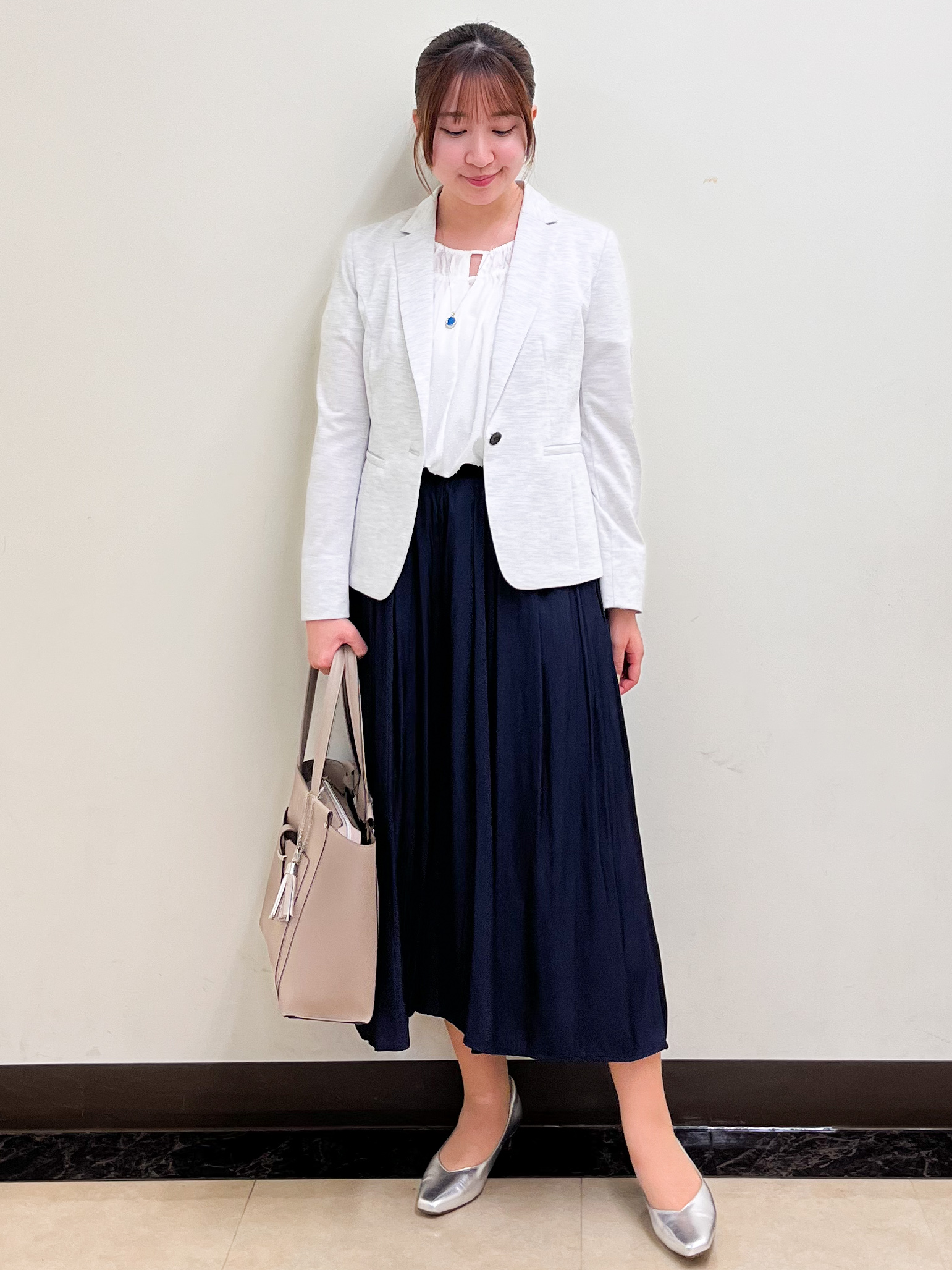 mikikoさんの「Reflect｜【SS-4Lサイズ／UVカット／接触冷感】匠ジャケット／ベーシックテーラード」を使ったコーディネート