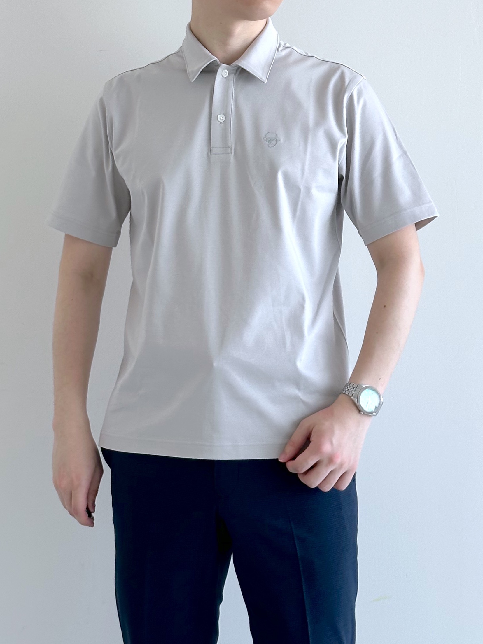 イッシーさんの「TAKEO KIKUCHI｜【抗菌防臭】COOL DOTS（R）ドビープリント ジャケット」を使ったコーディネート