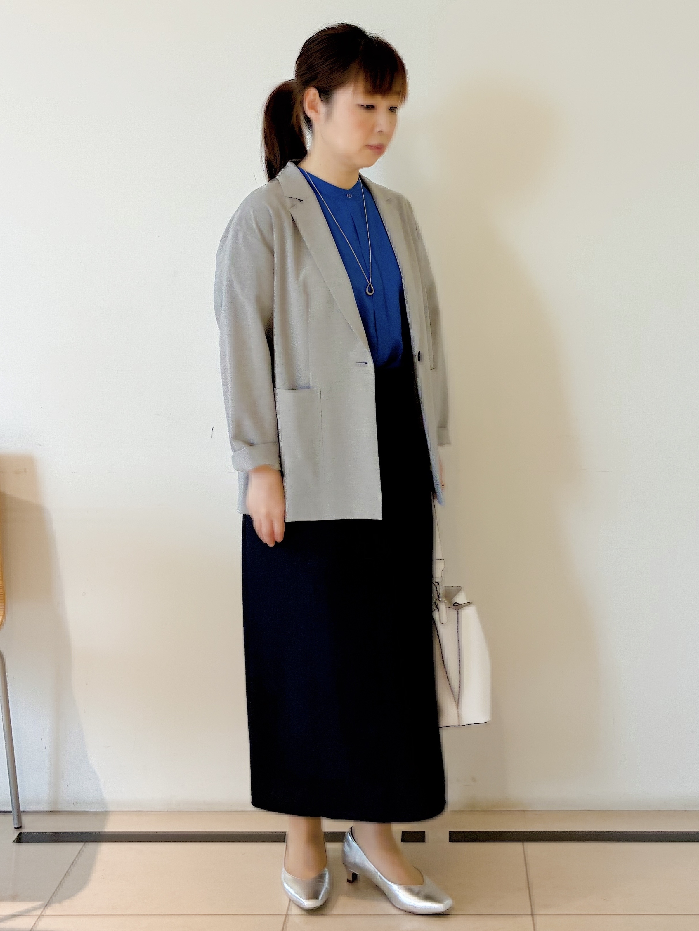 ひーさんの「Reflect｜【SS-4Lサイズ／接触冷感／シワになりにくい】リラクシーテーラードジャケット」を使ったコーディネート
