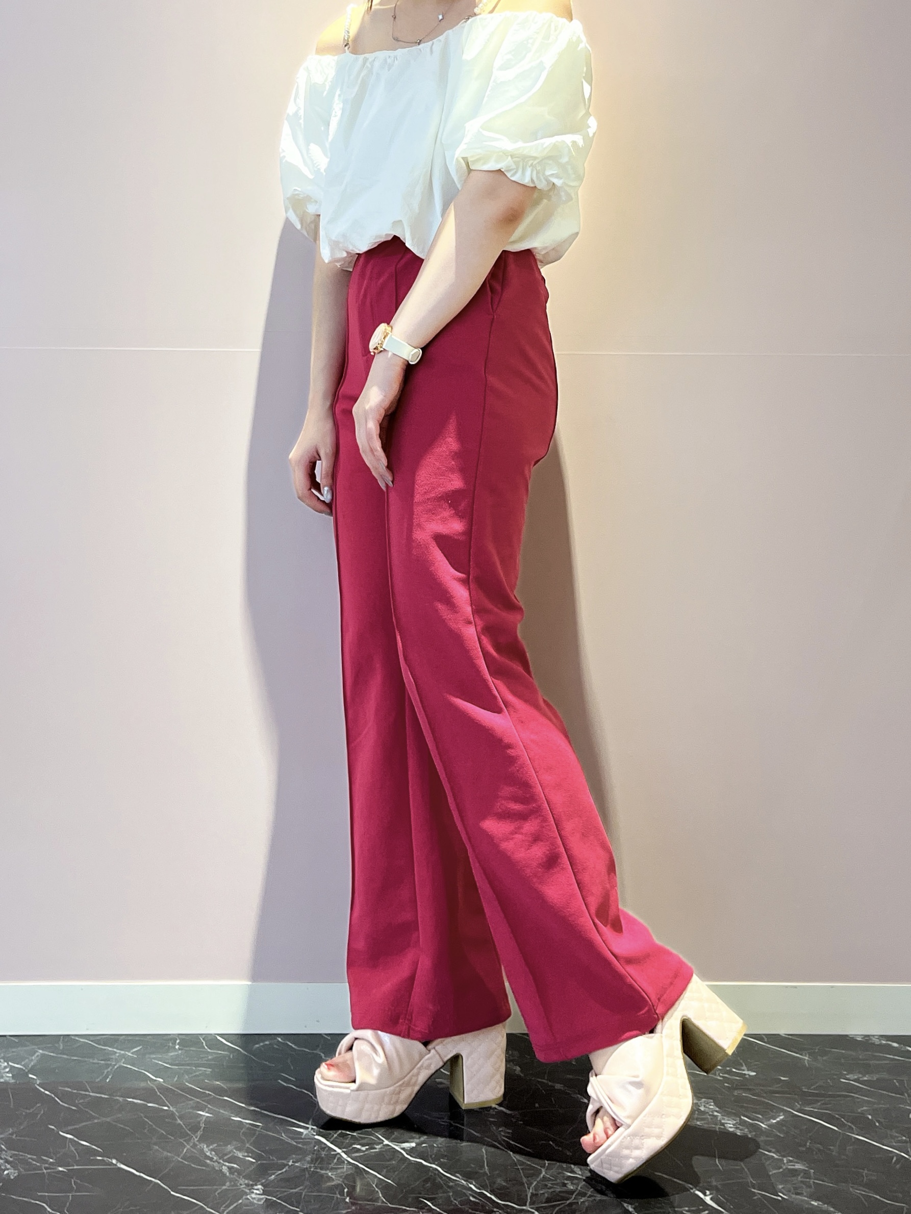 このかさんの「ESPERANZA｜【ナチュ盛り/約10㎝】ナチュ盛りツイストサンダル」を使ったコーディネート
