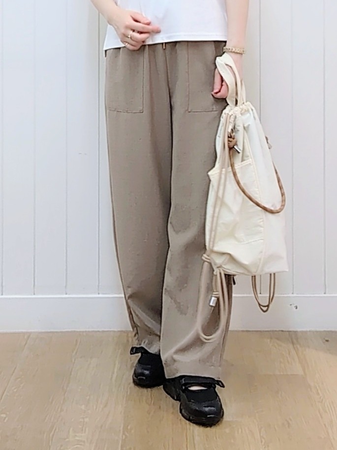 itoさんの「Dessin｜【セットアップ可/洗える】リネンブレンドドルマンシャツ」を使ったコーディネート