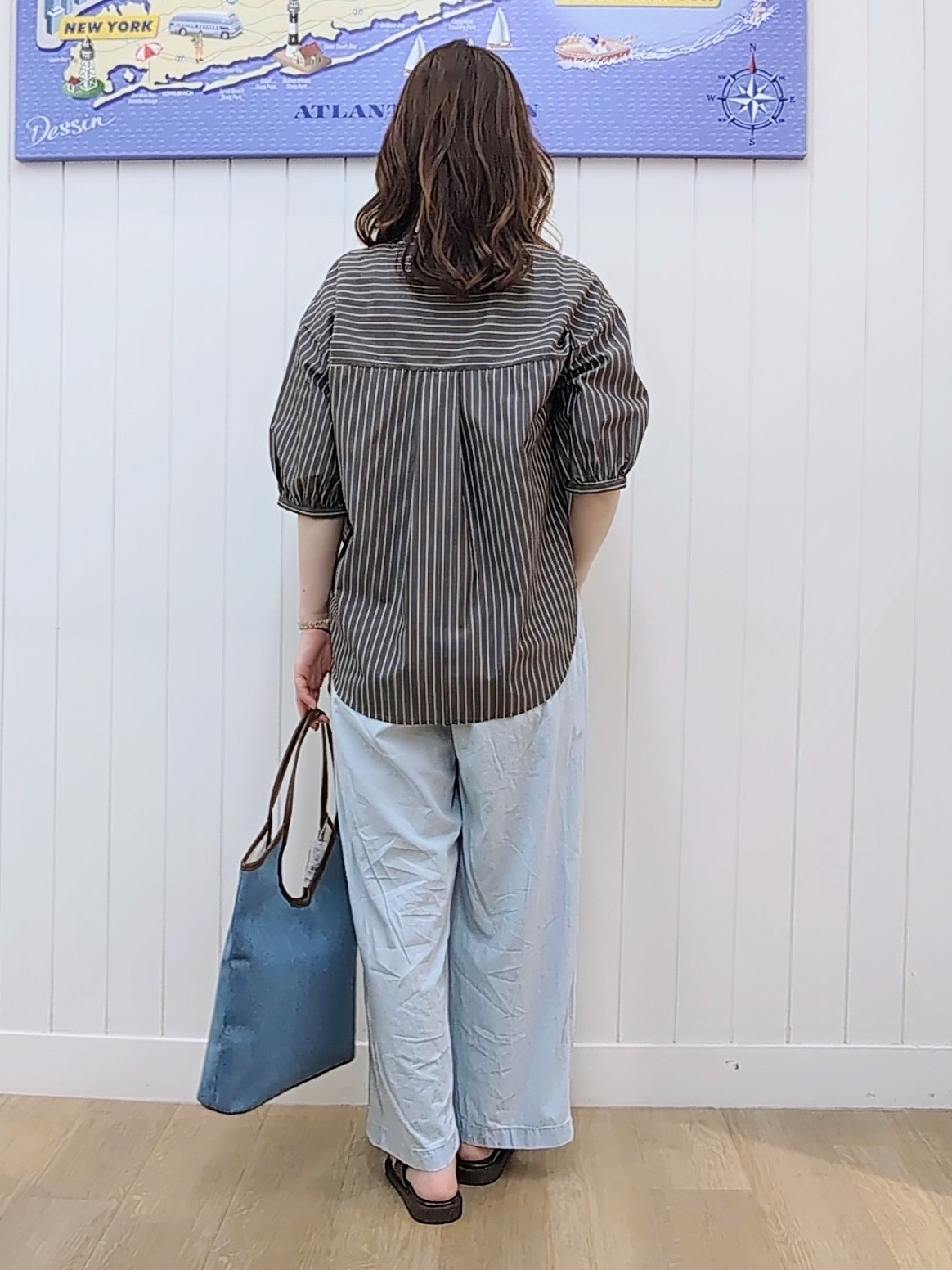 itoさんの「Dessin｜【着映え/洗える】フロントフリル五分袖ブラウス」を使ったコーディネート