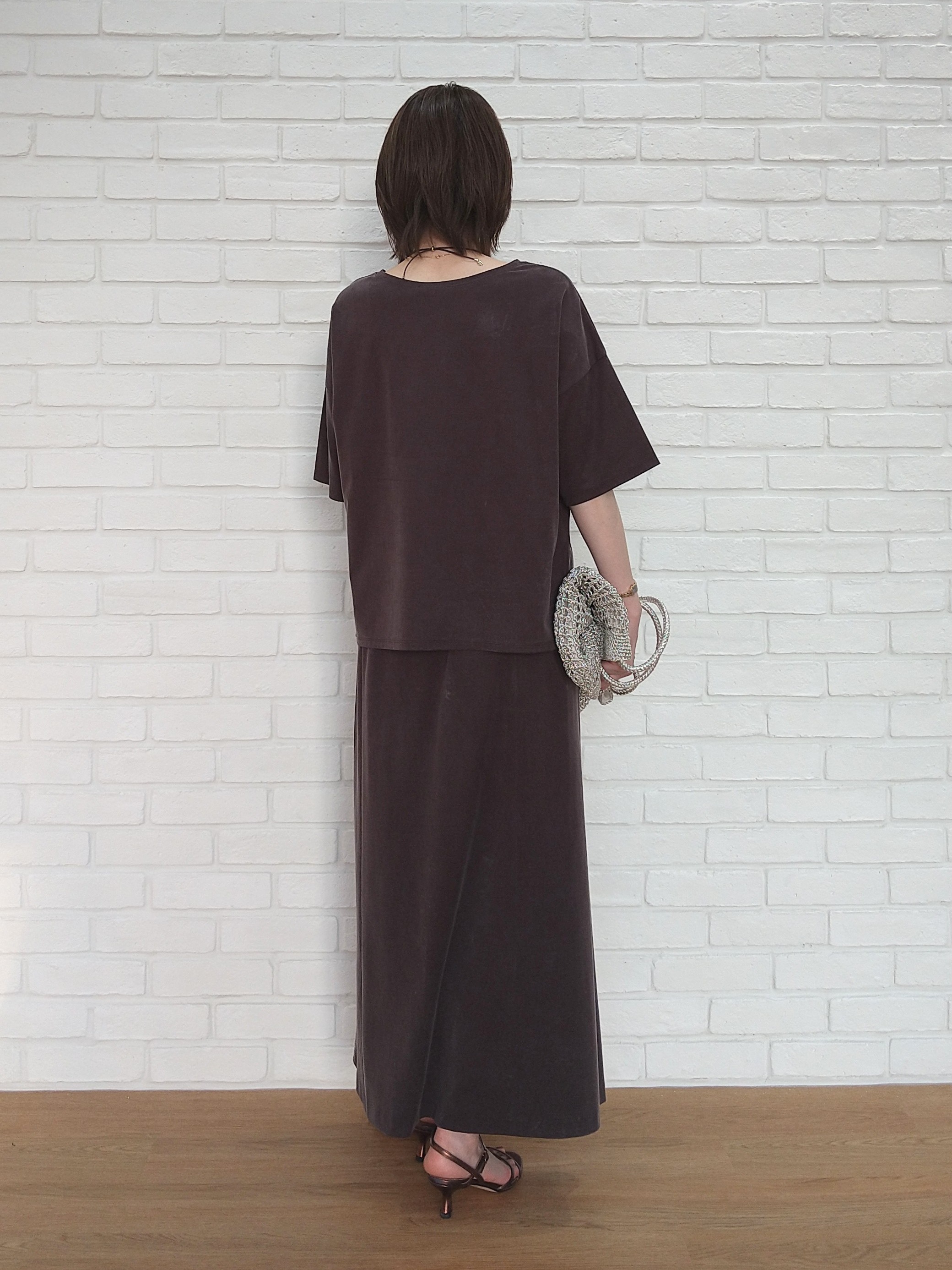 suzuさんの「UNTITLED｜【古畑星夏さん着用】レザー調トップネックレス」を使ったコーディネート