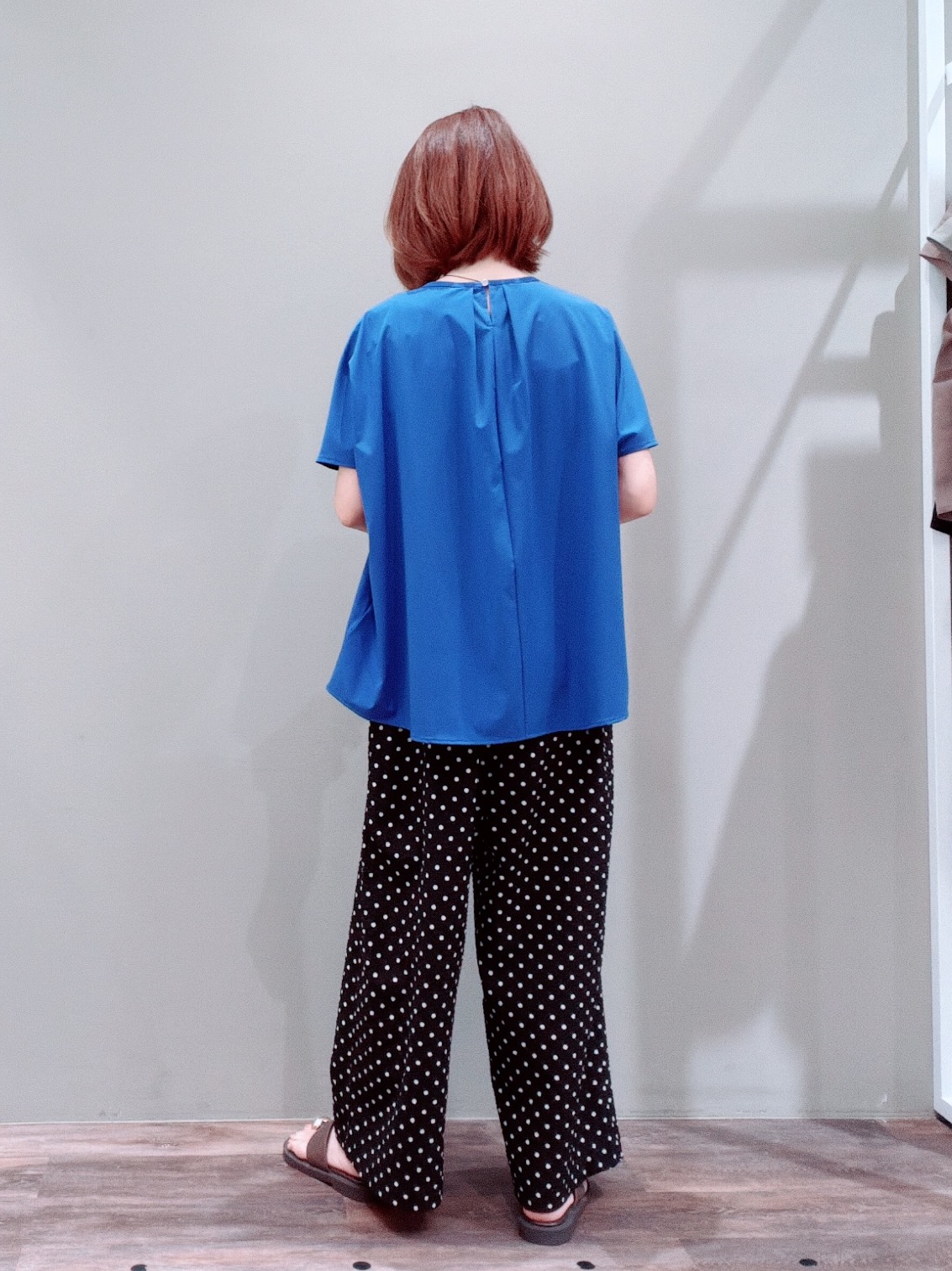 Satoさんの「Dessin｜【接触冷感/UVカット】ドレープタックブラウス」を使ったコーディネート