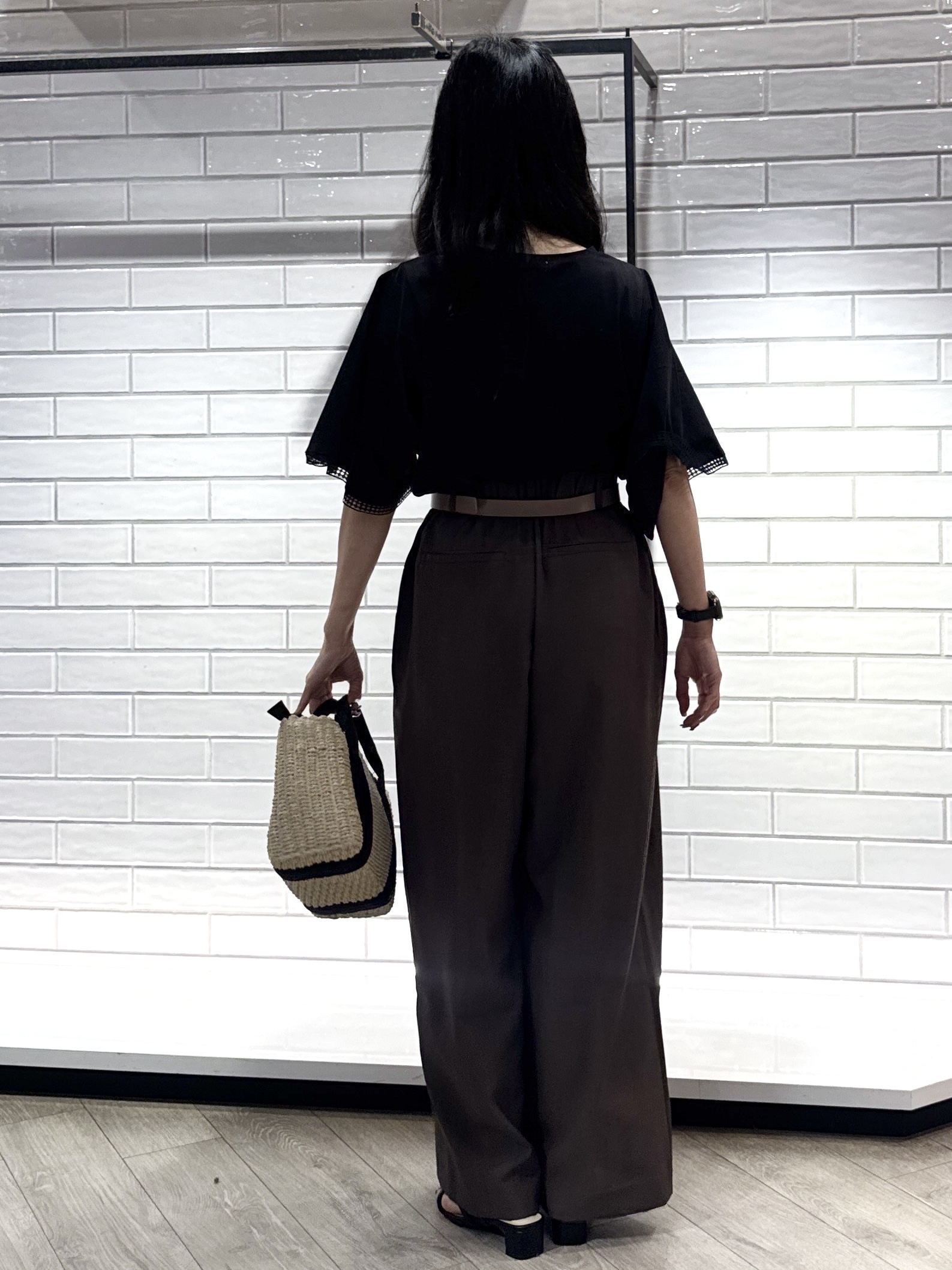 yuicciさんの「OPAQUE.CLIP｜袖口レースフレアスリーブカットソー【洗濯機OK】」を使ったコーディネート