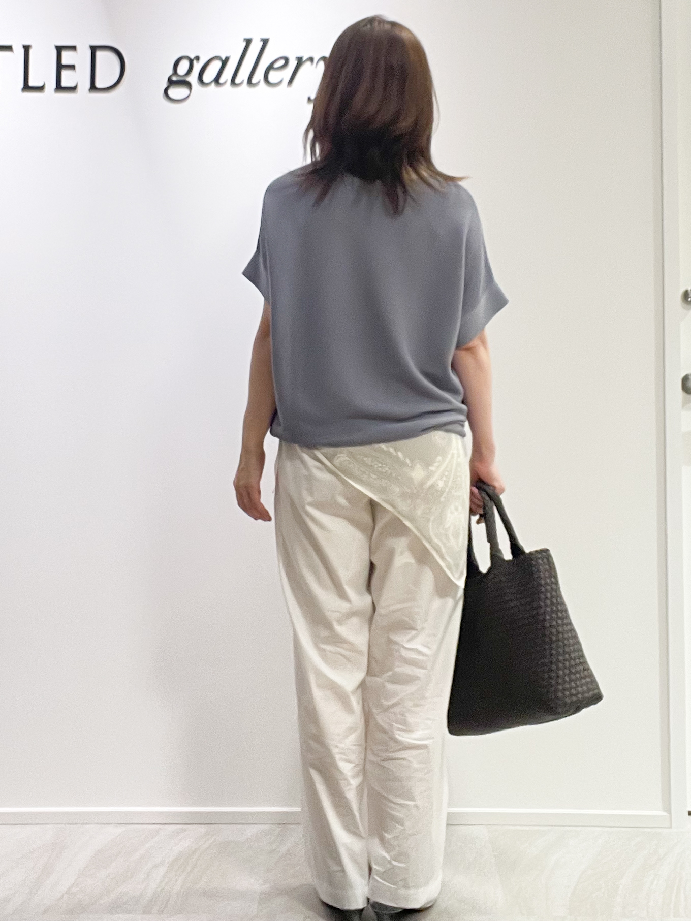 めいさんの「UNTITLED｜【11色展開/体型カバー】前後2WAYフレンチスリーブニット」を使ったコーディネート