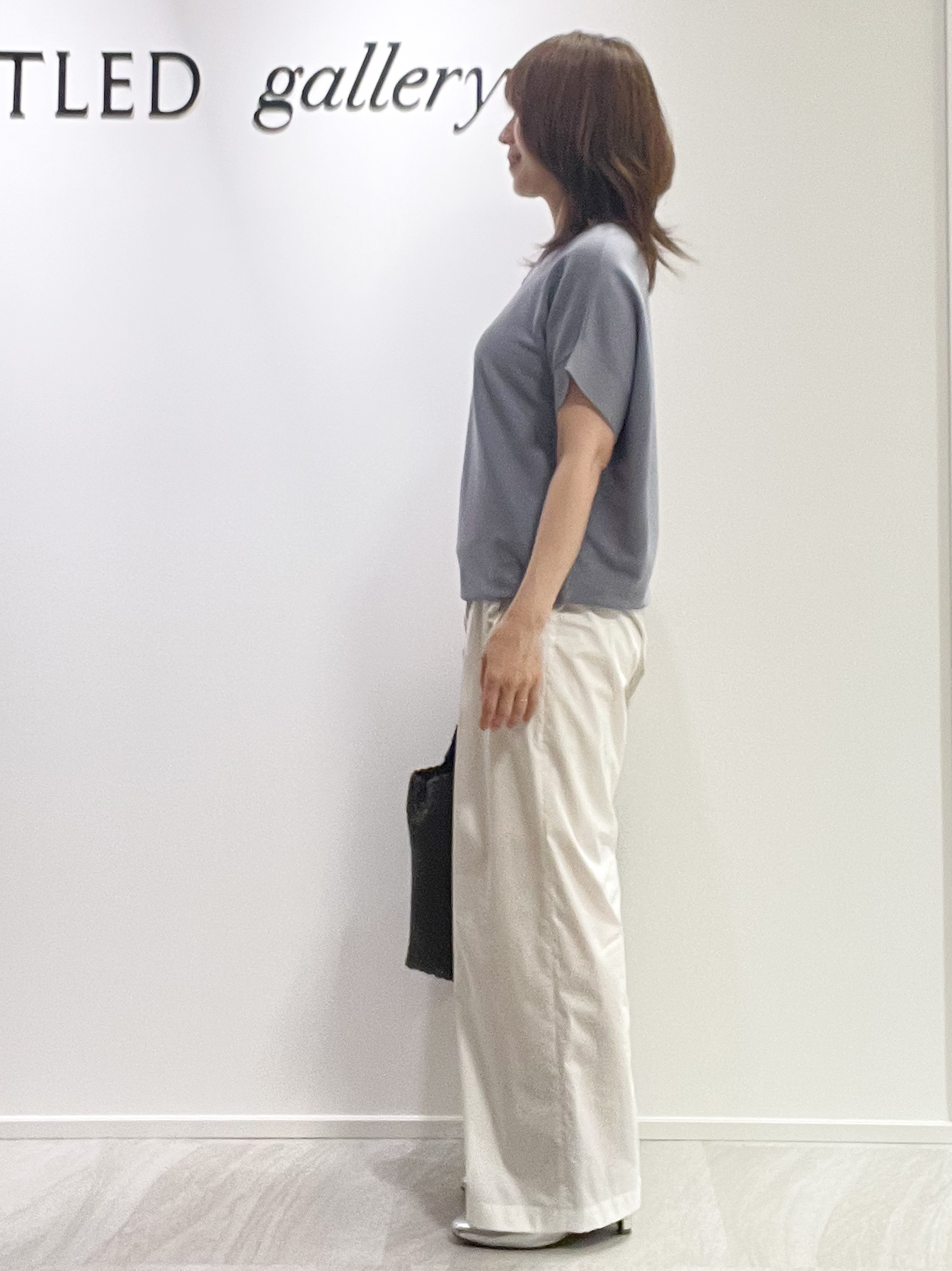 めいさんの「UNTITLED｜【11色展開/体型カバー】前後2WAYフレンチスリーブニット」を使ったコーディネート