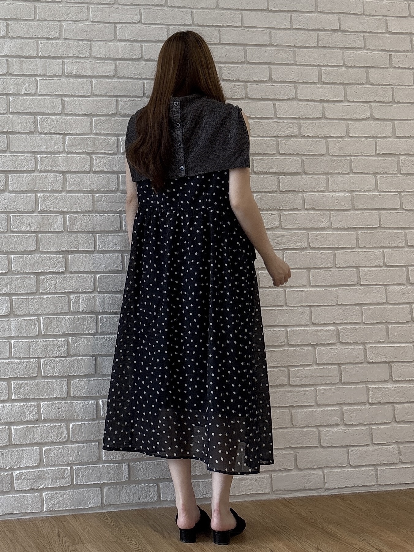 sayaさんの「grove｜【貴島明日香さん着用】ラメメッシュキーネックカーディガン」を使ったコーディネート