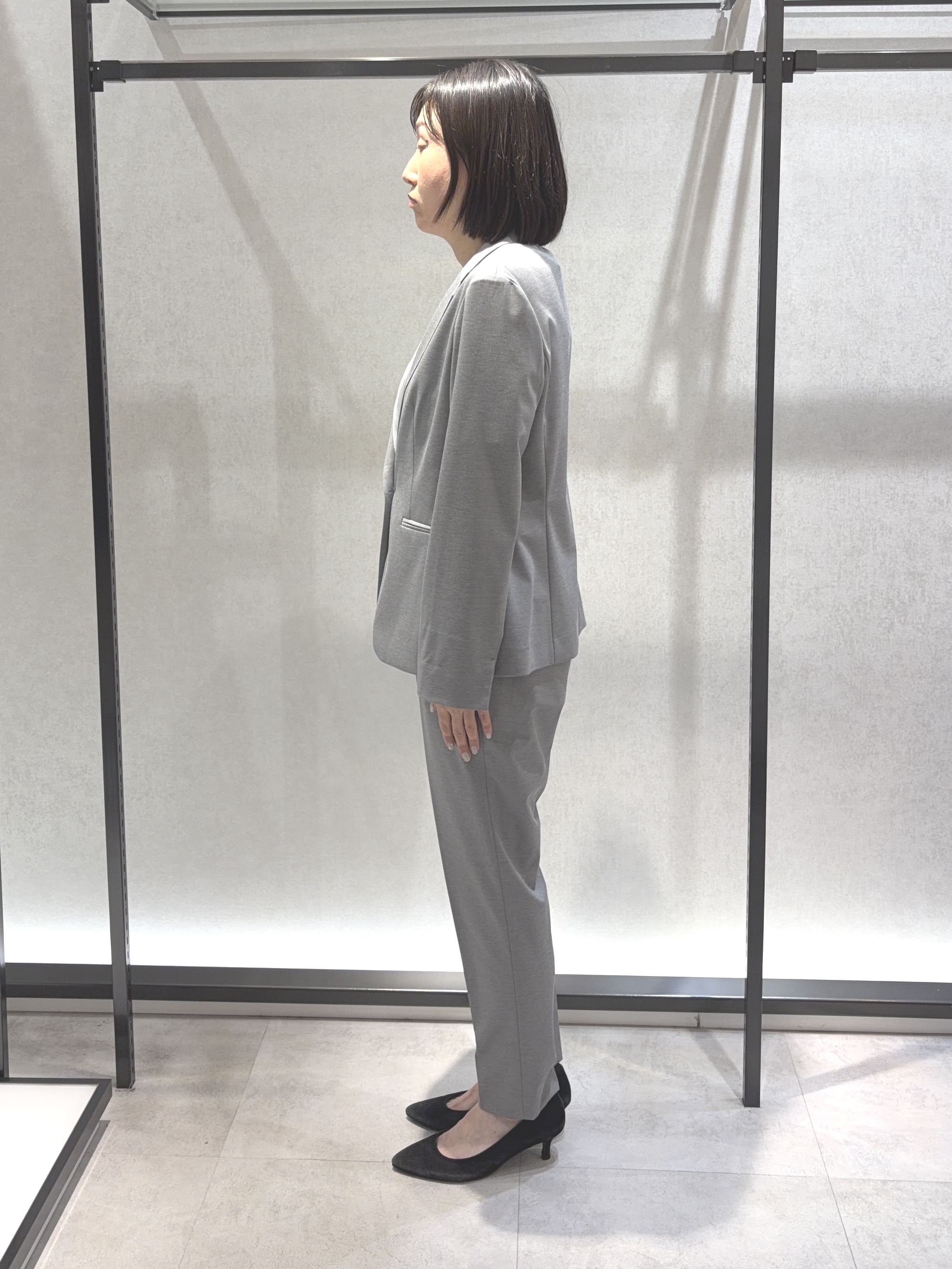 わたなべさんの「UNTITLED｜【UV/接触冷感/スーツ】ジャージテーラードジャケット」を使ったコーディネート