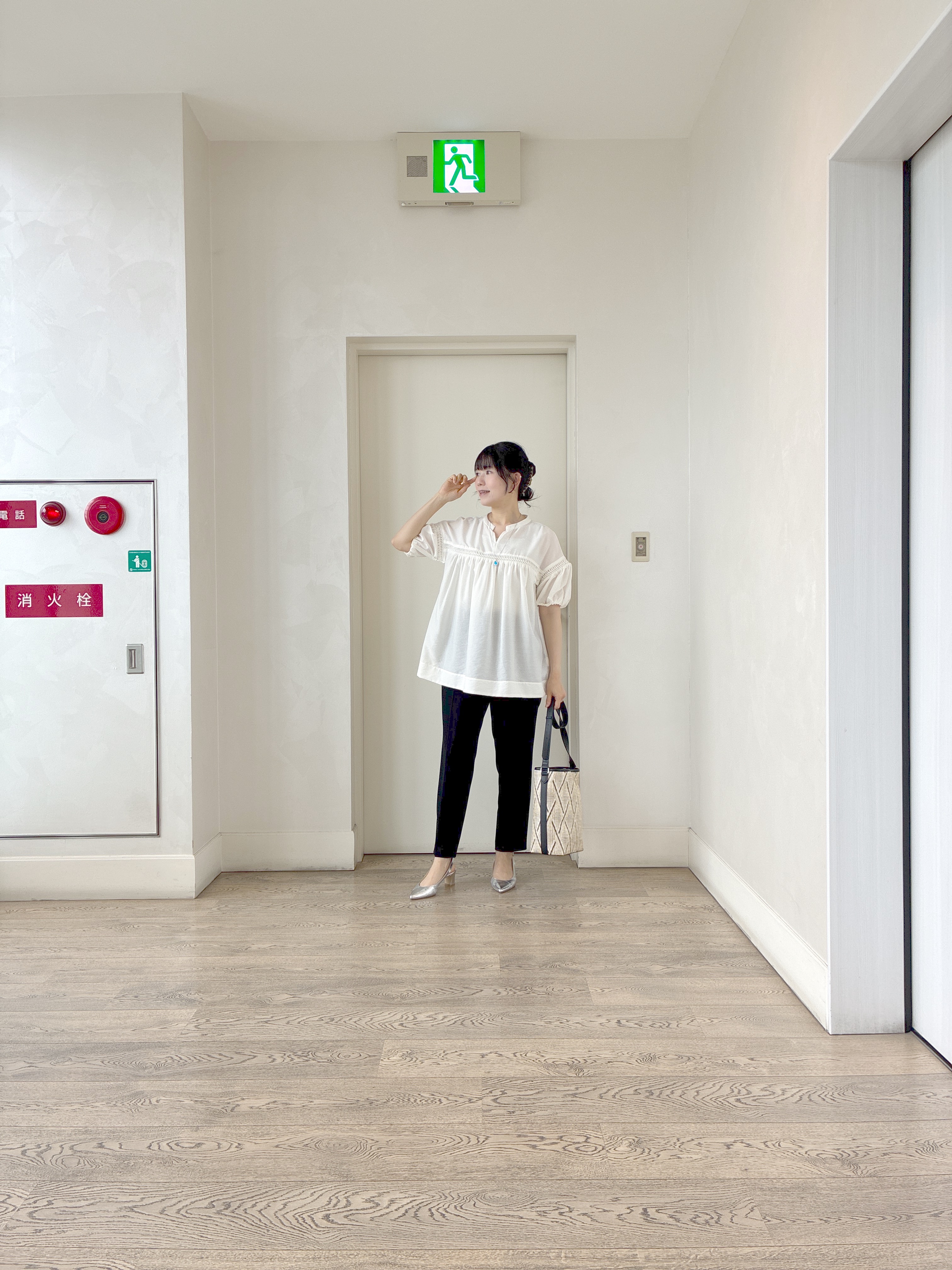  beni_gingerさんの「Reflect｜ボリュームスリーブオフボディブラウス」を使ったコーディネート