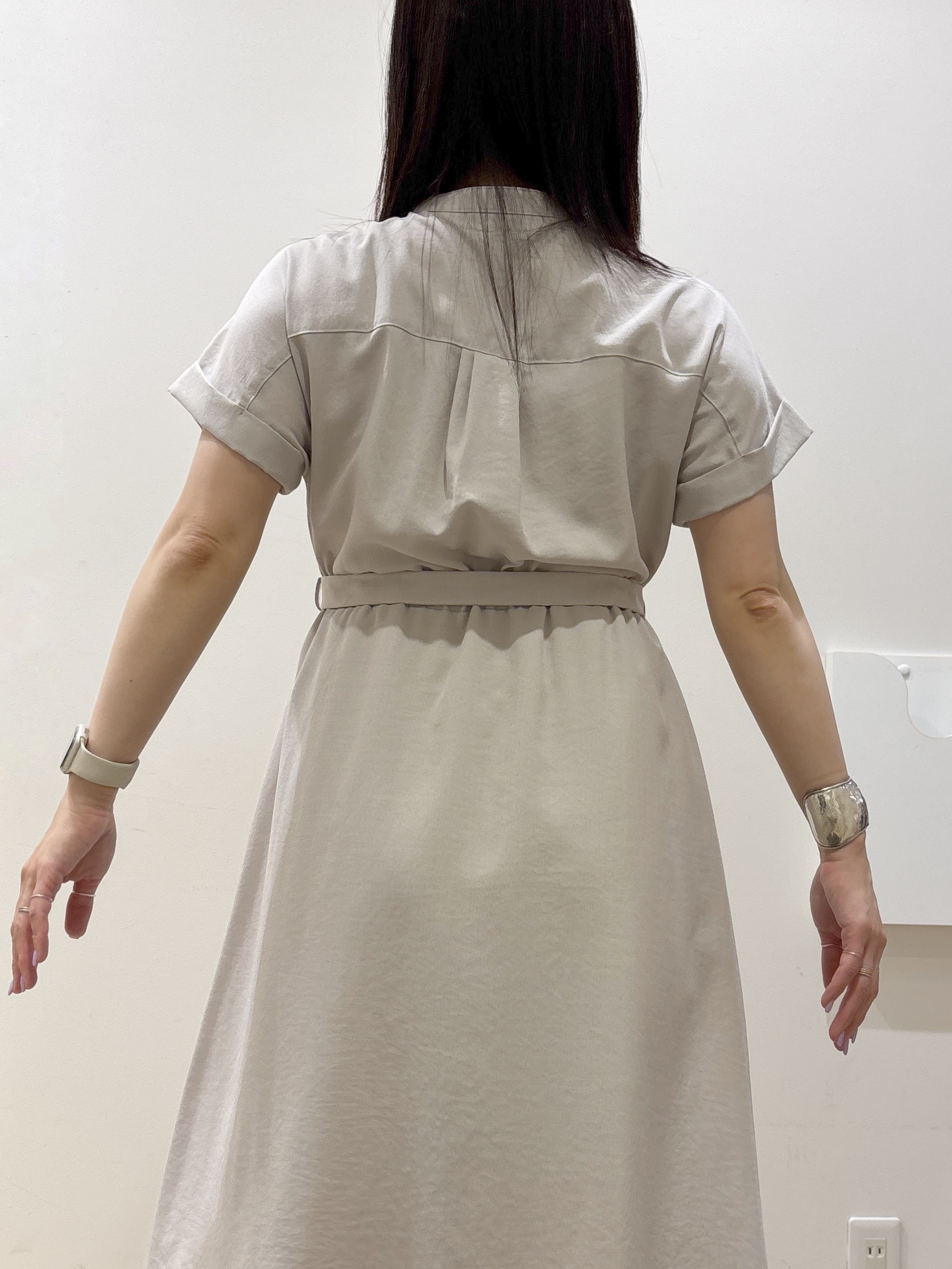 mameさんの「index｜ダブルポケットスキッパーワンピース【防シワ／洗濯機OK】《XS～3L／6col》」を使ったコーディネート