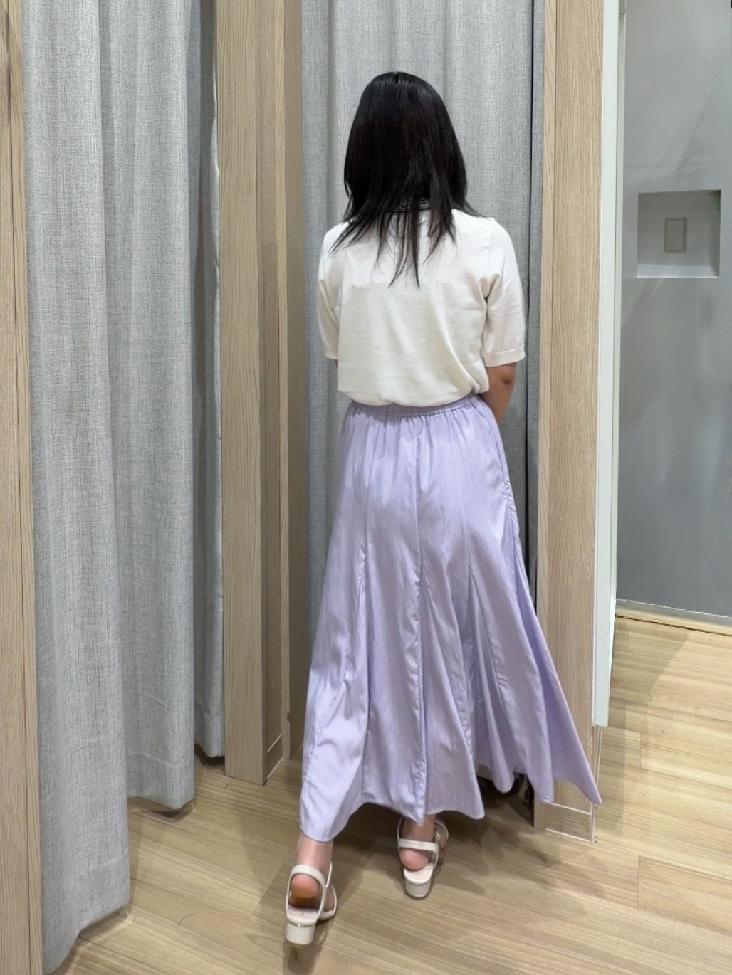 Fumikaさんの「grove｜【洗濯機◎】軽やかに揺れる、マーメイドフレアスカート」を使ったコーディネート