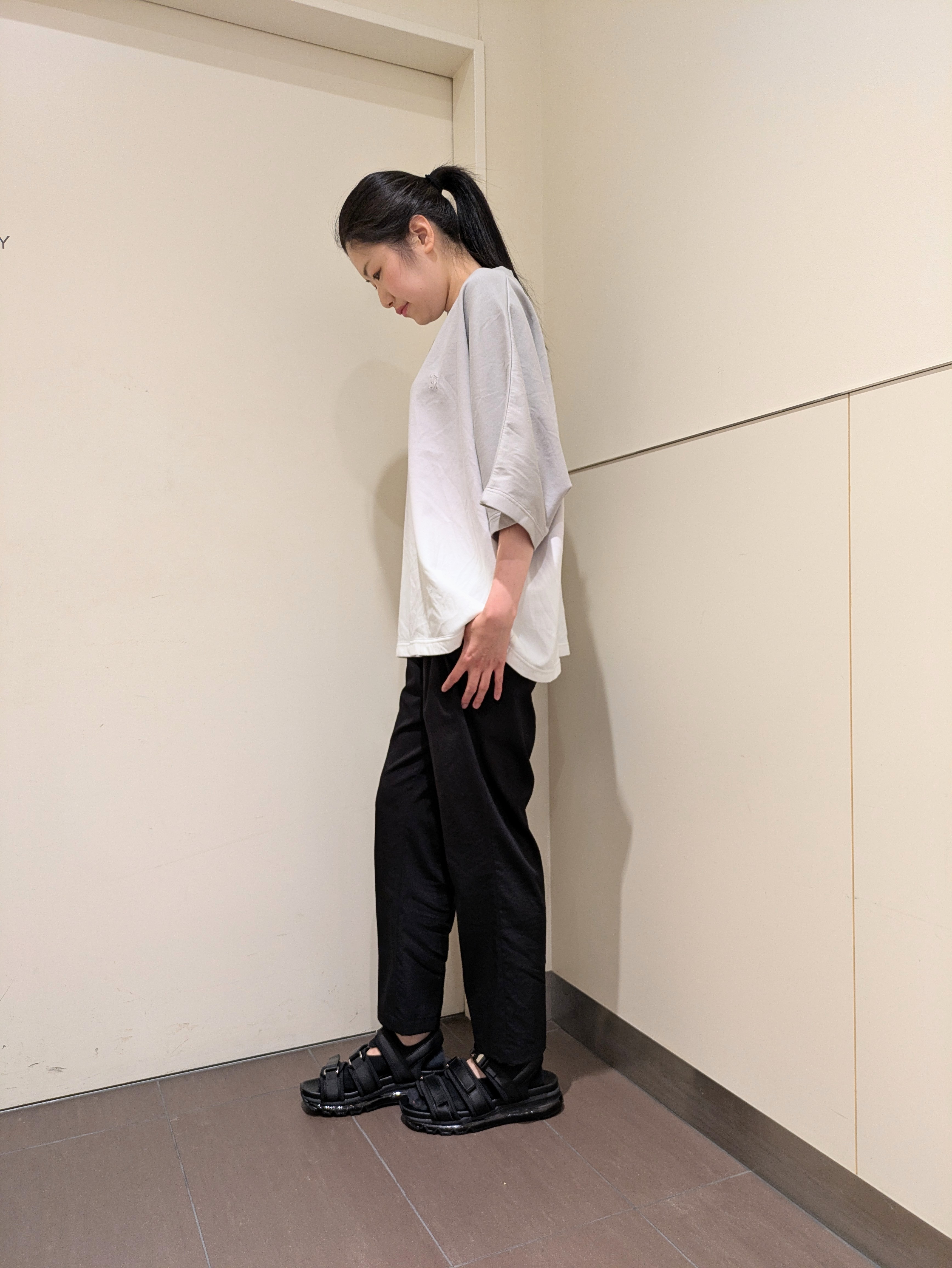Chiichanさんの「tk.TAKEO KIKUCHI｜【人気商品！】グラデーションドルマンカットソー　ウォッシャブル/柔らかタッチ/ふっくら/ドルマンスリ」を使ったコーディネート