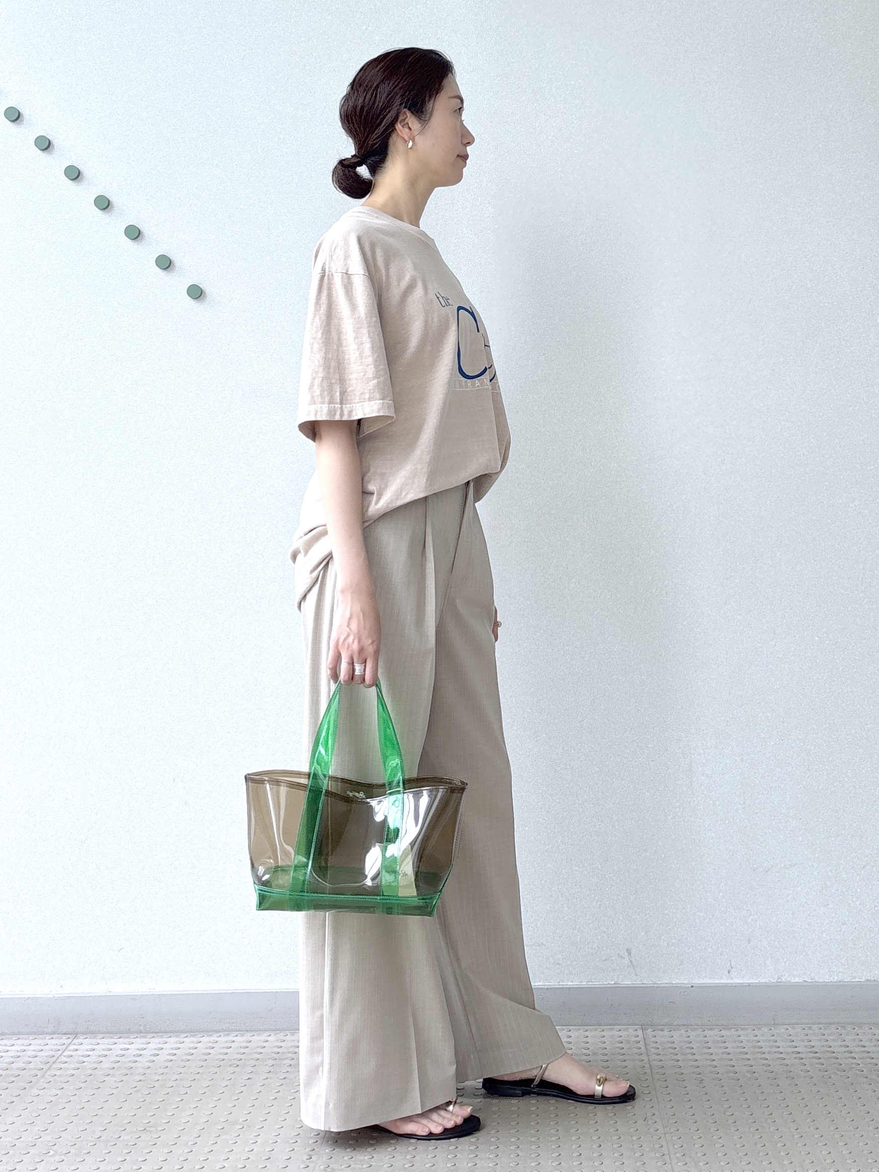 saitoさんの「DRESSTERIOR｜J．J．Mercer （ジェイジェイマーサー）【別注】プリントTシャツ」を使ったコーディネート