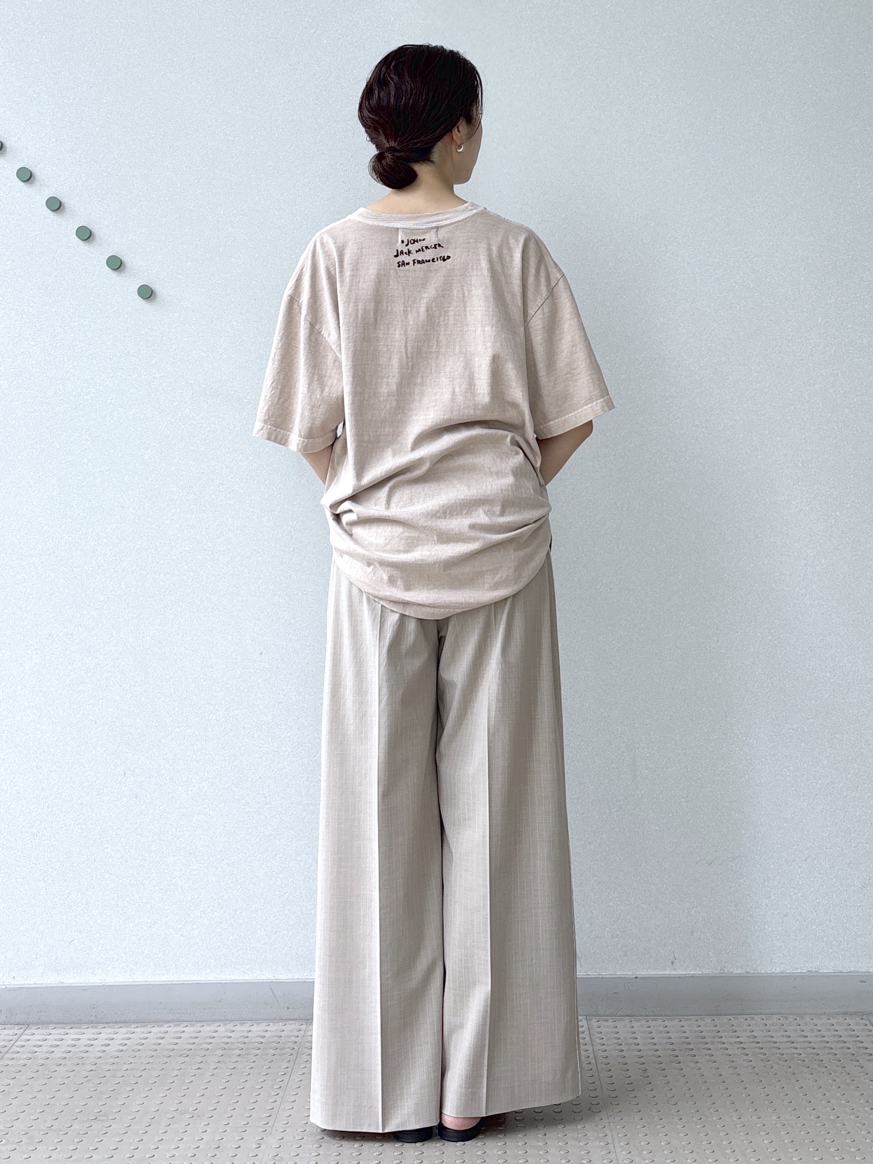 saitoさんの「DRESSTERIOR｜J．J．Mercer （ジェイジェイマーサー）【別注】プリントTシャツ」を使ったコーディネート