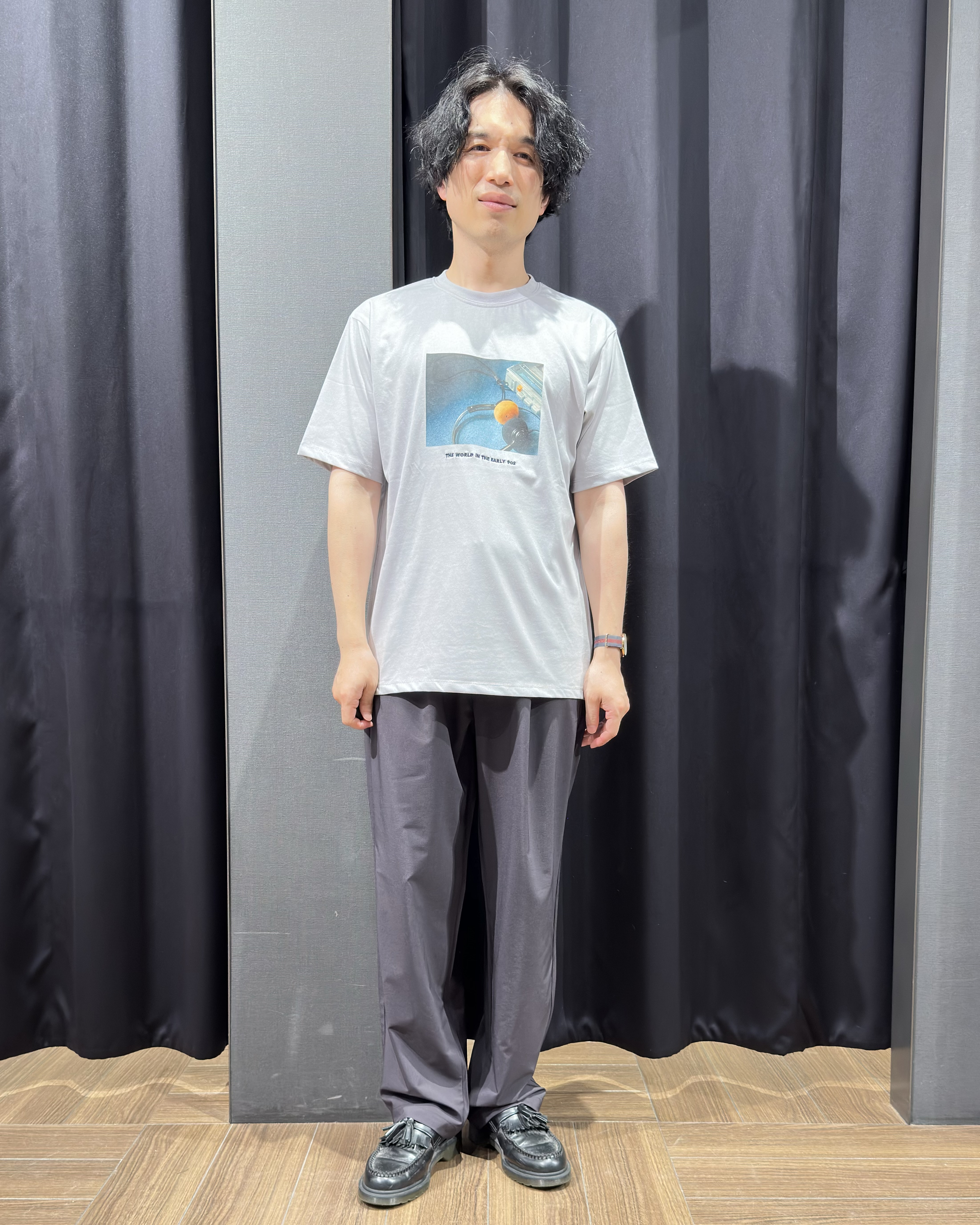 tomoyaさんの「THE SHOP TK｜COOLフォト半袖Tシャツ 接触冷感／洗濯機OK」を使ったコーディネート