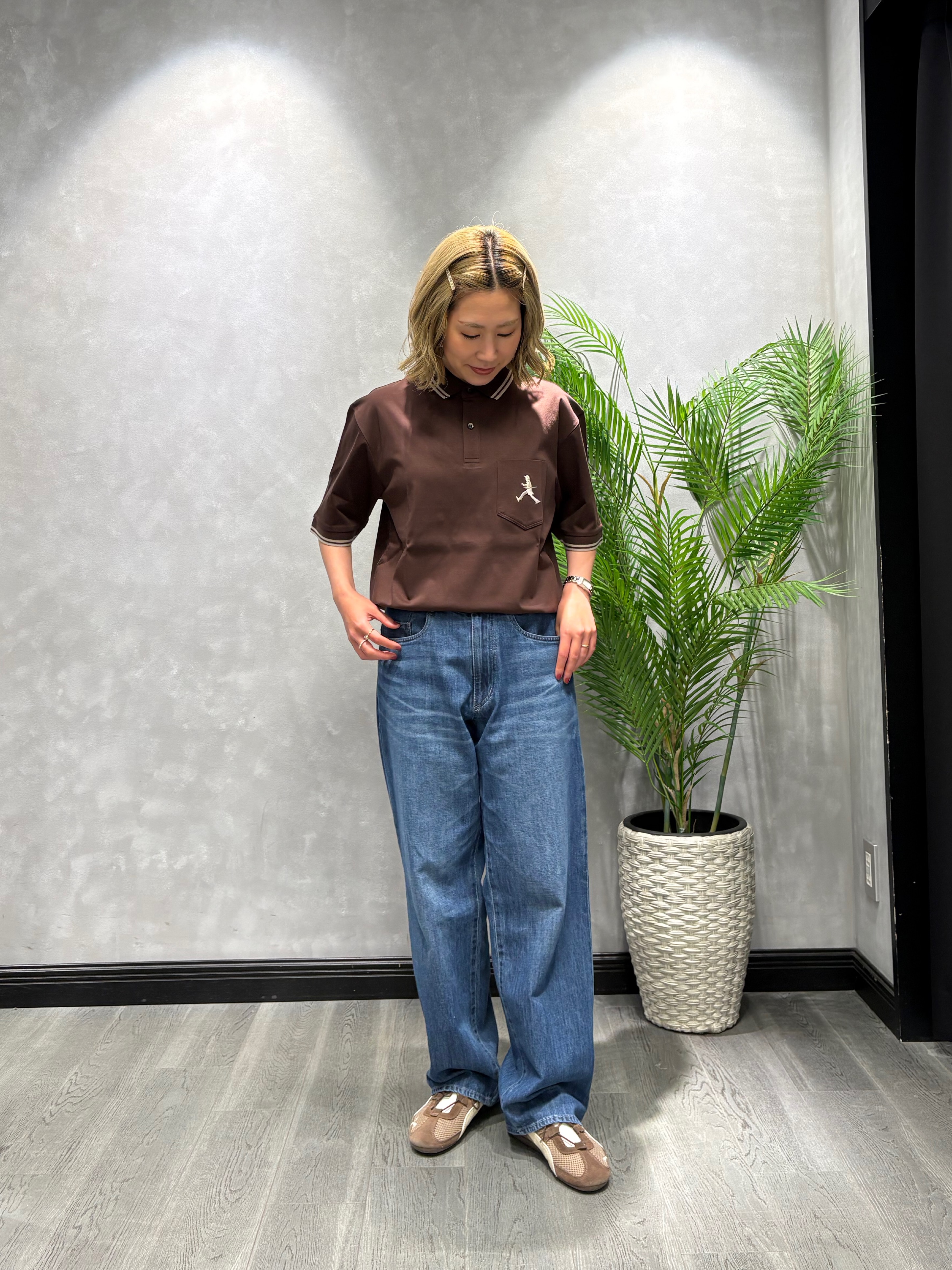 s___sさんの「TAKEO KIKUCHI｜【BOWLER HAT LABEL】アイスクリアコットン ボーラーハットウォーカー ポロシャツ」を使ったコーディネート