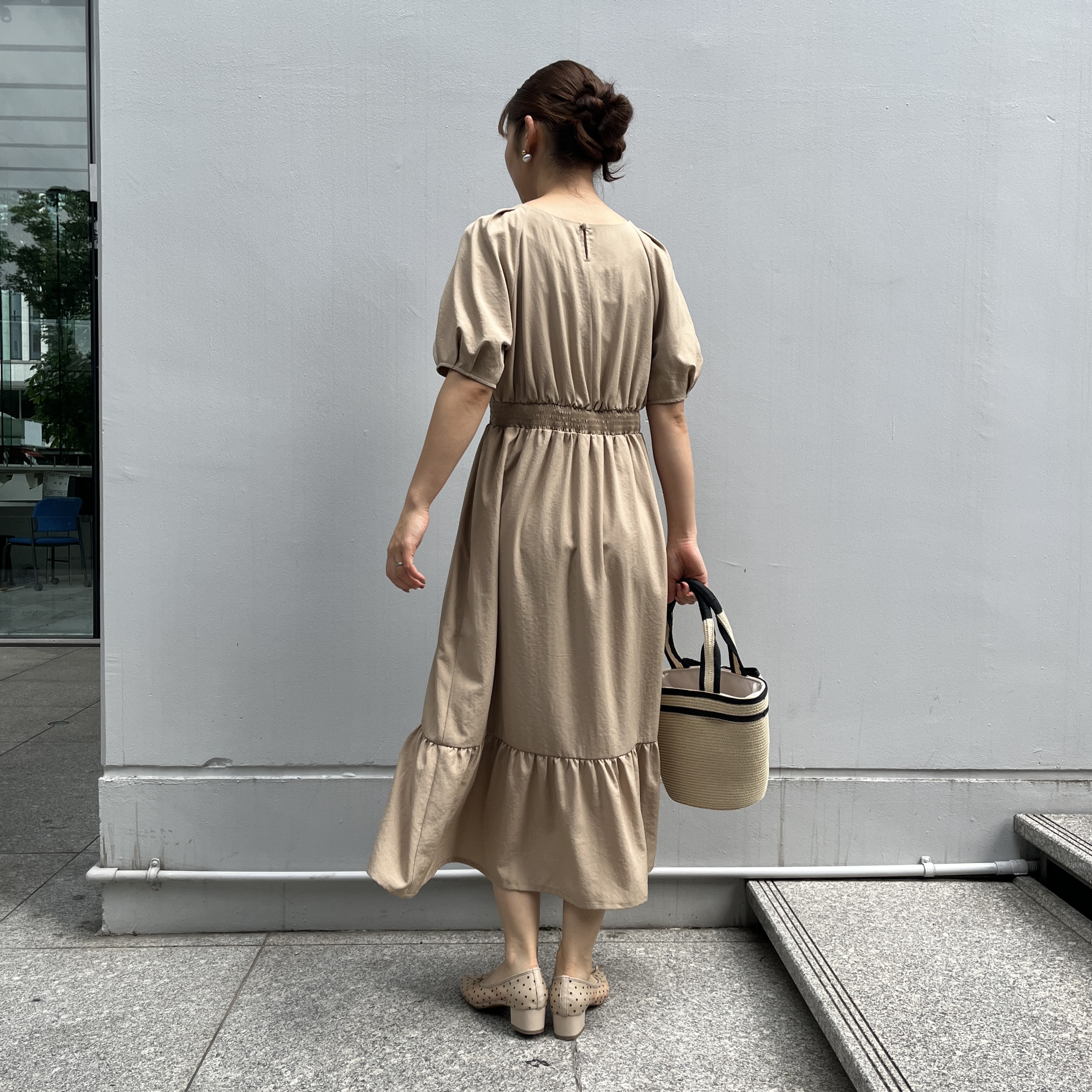 makiさんの「Couture brooch｜リボンペーパートート」を使ったコーディネート