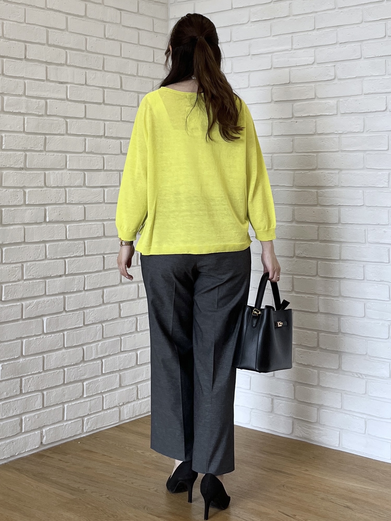 Saekoさんの「UNTITLED｜【ゆったり/リラクシー】リネンボートネックプルオーバー」を使ったコーディネート