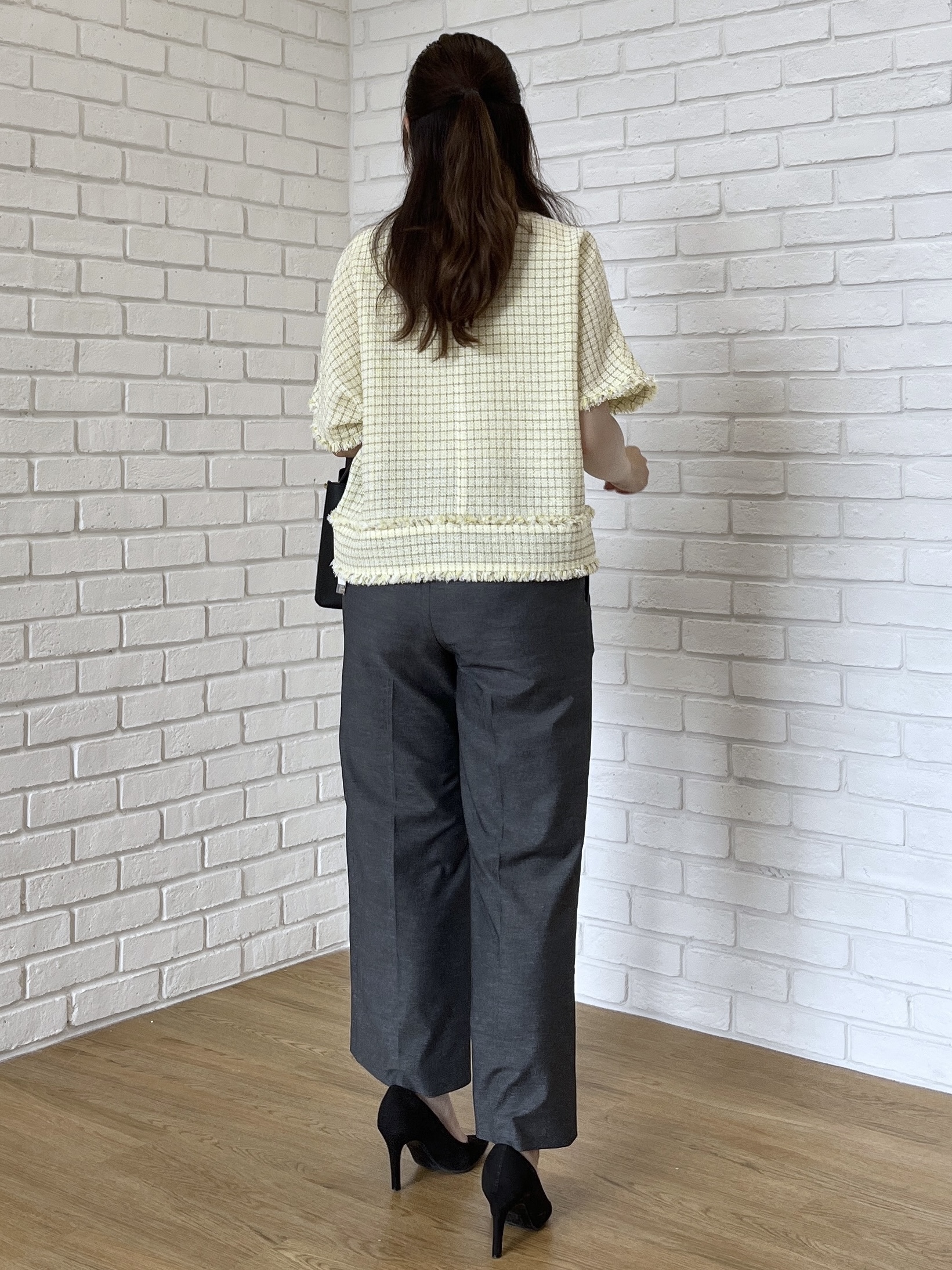 Saekoさんの「UNTITLED｜ファンシーツイードブラウス」を使ったコーディネート