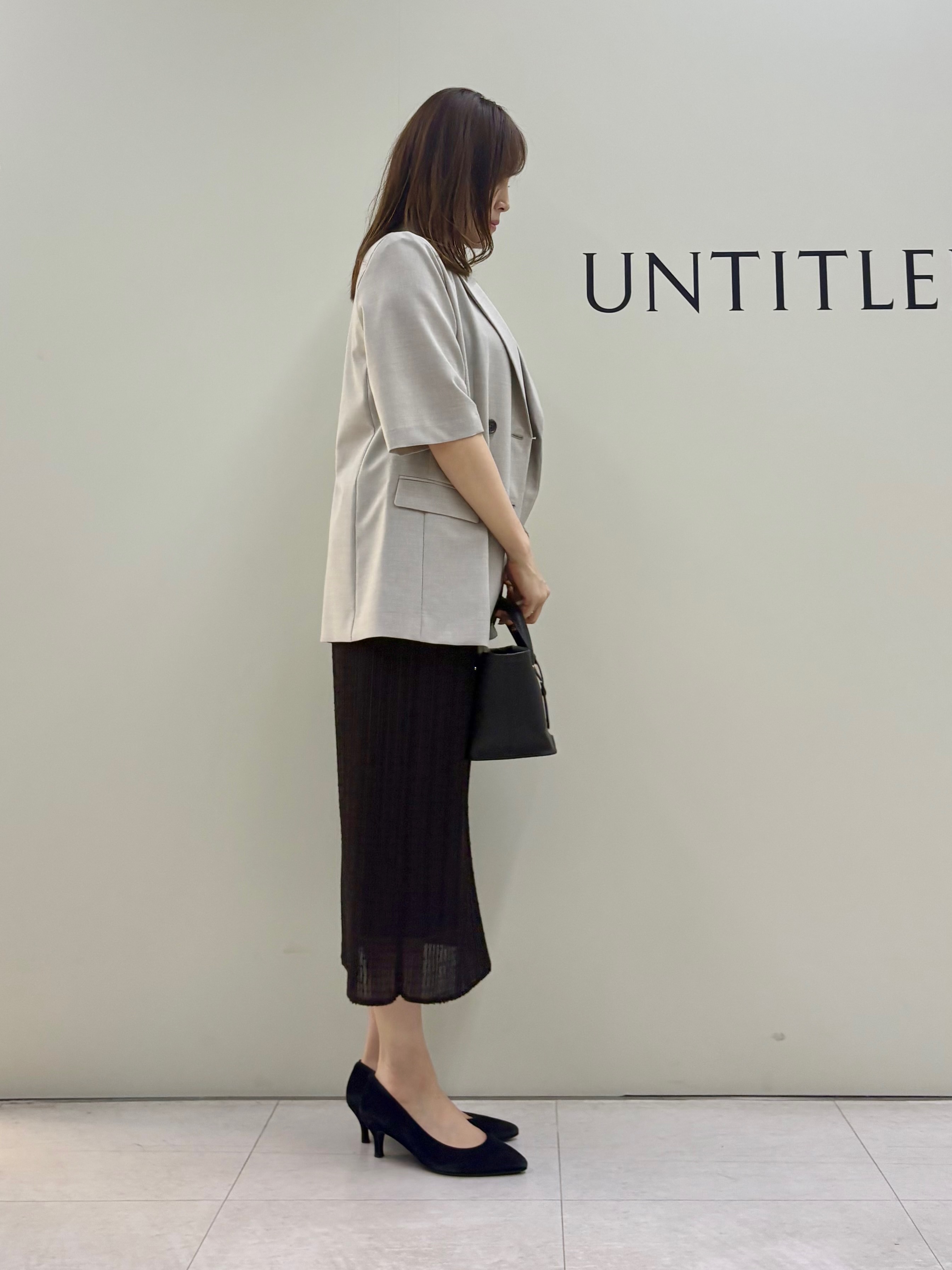 Sakaiさんの「UNTITLED｜【シワになりにくい/セットアップ可/接触冷感】ハーフスリーブジャケット」を使ったコーディネート