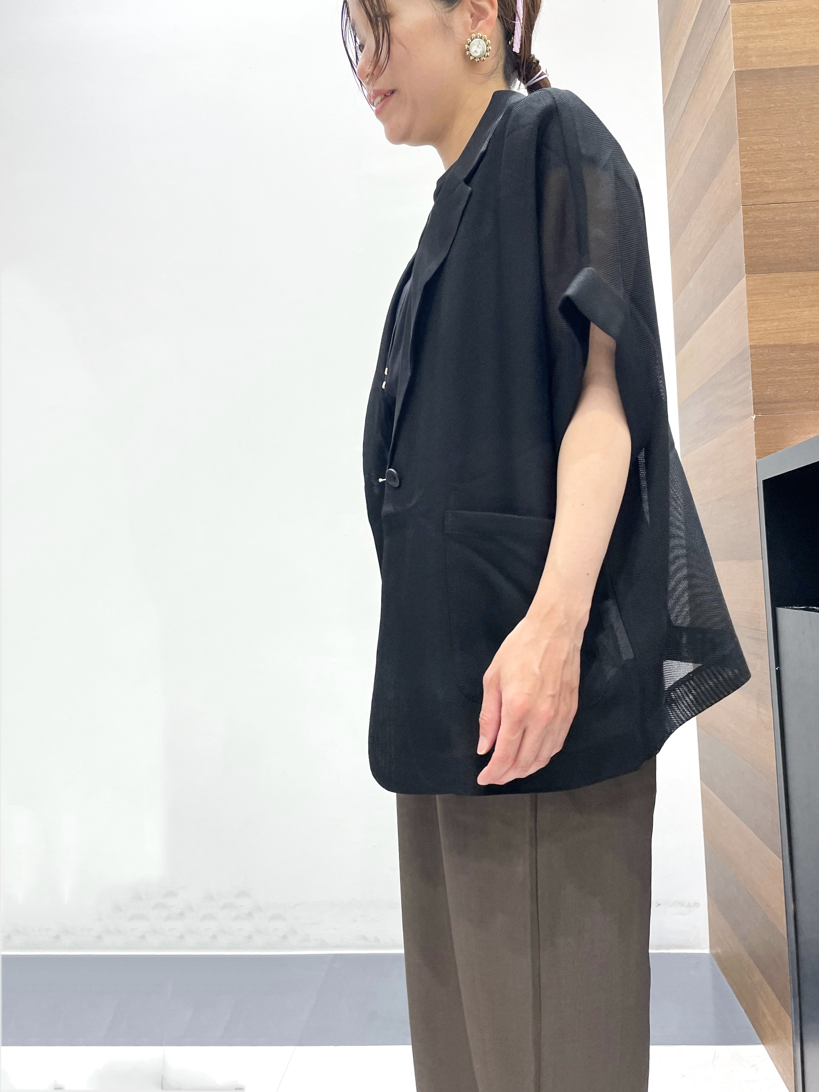 ともも。さんの「OPAQUE.CLIP｜『STORY Web7月掲載』 空気パンツ《接触冷感／UVケア／吸水速乾／防シワ／洗濯機OK》」を使ったコーディネート