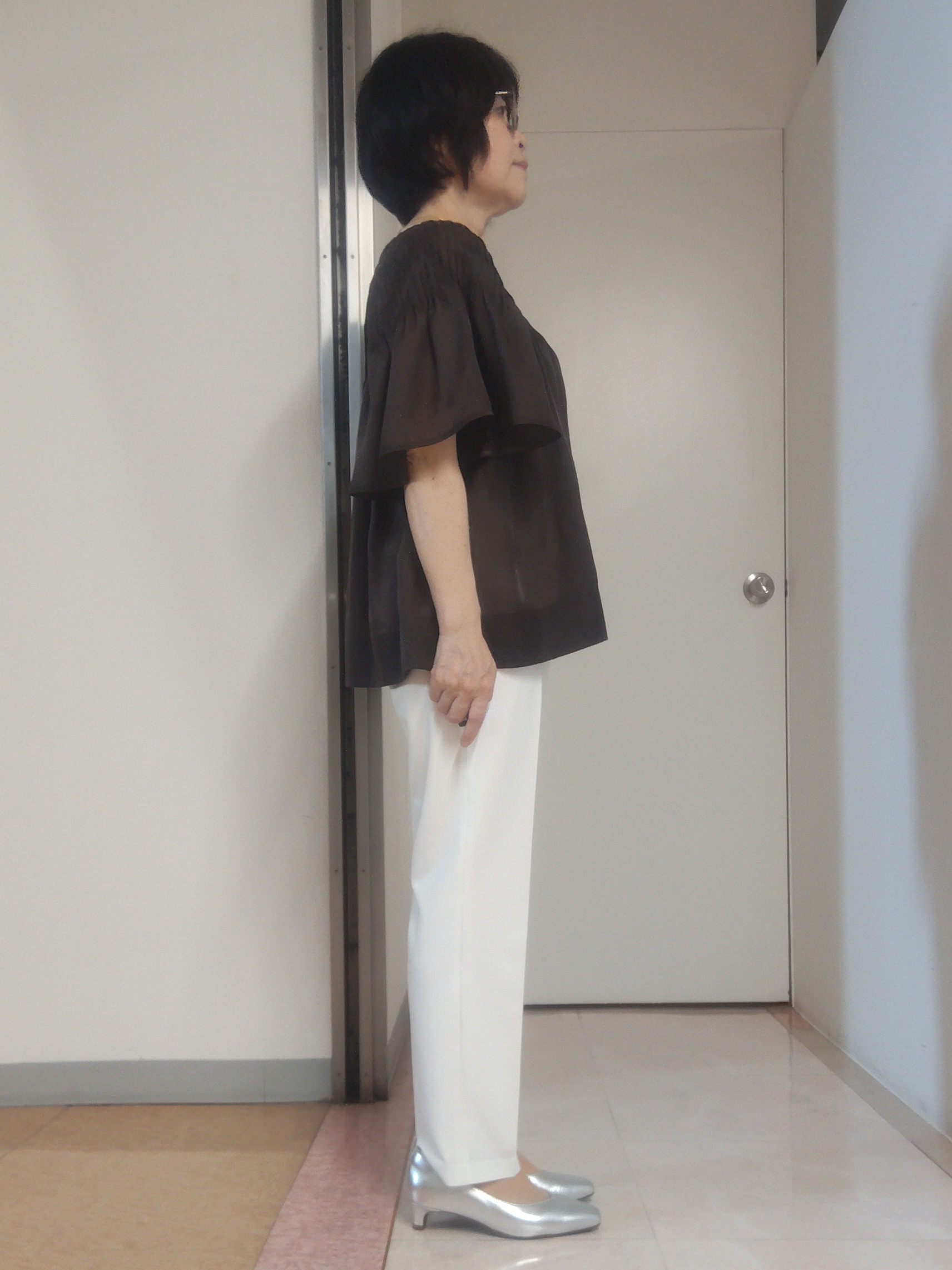 tokuさんの「Reflect｜ピンタックデザインフレアスリーブブラウス」を使ったコーディネート
