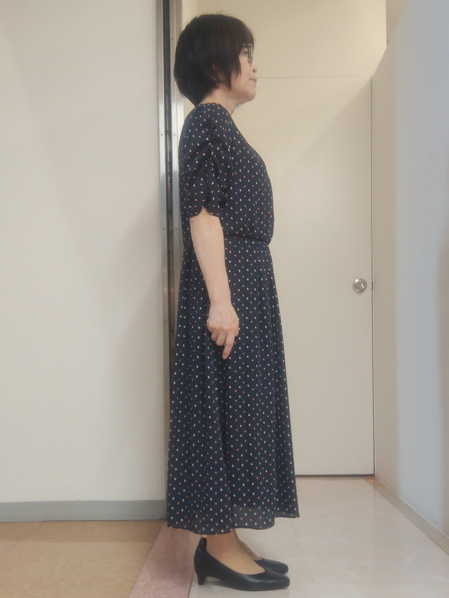 tokuさんの「Reflect｜小紋柄ジョーゼットワンピース」を使ったコーディネート