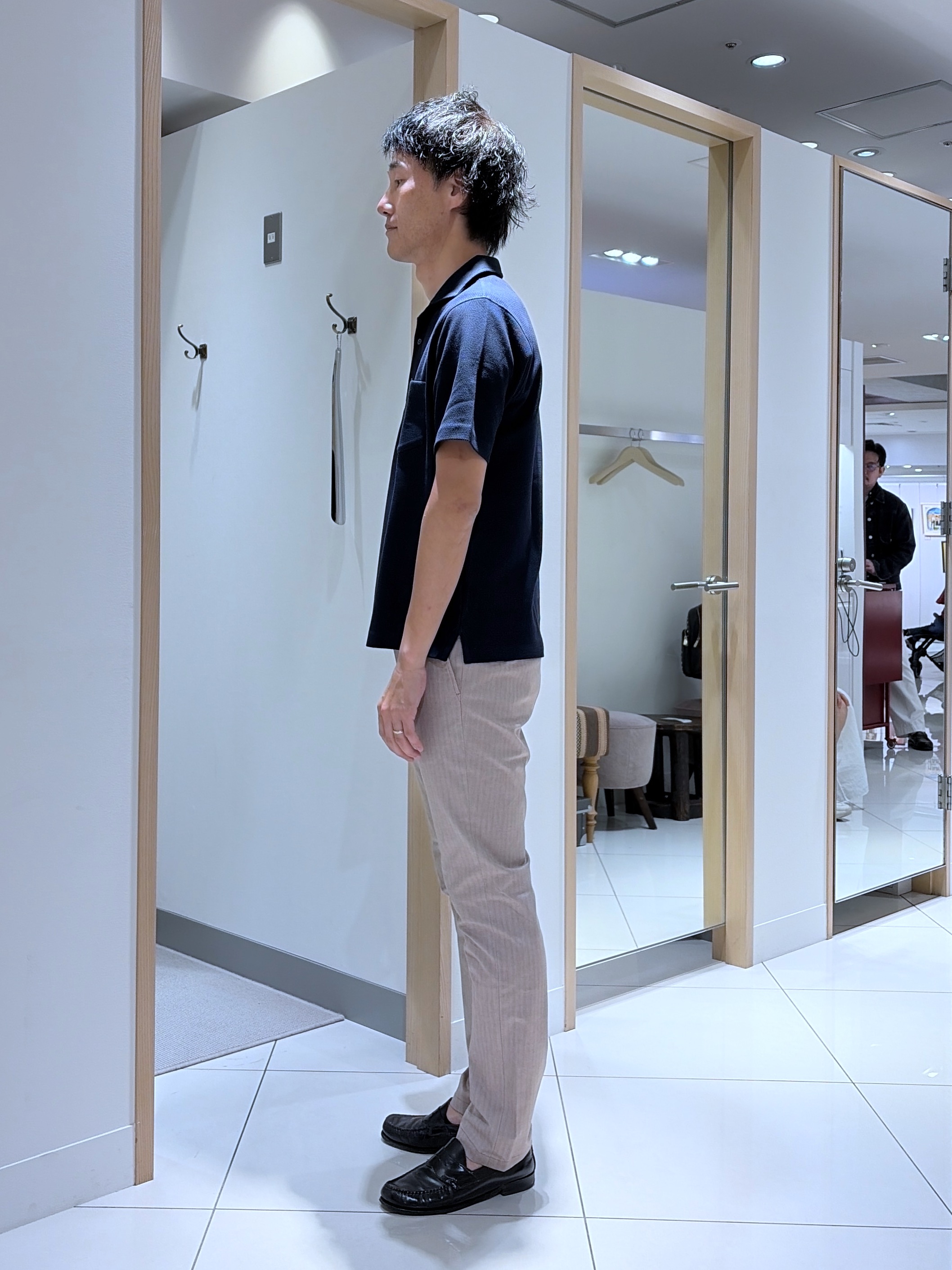 mutoさんの「TAKEO KIKUCHI｜【抗菌防臭】ステイフレッシュ ポロシャツ」を使ったコーディネート