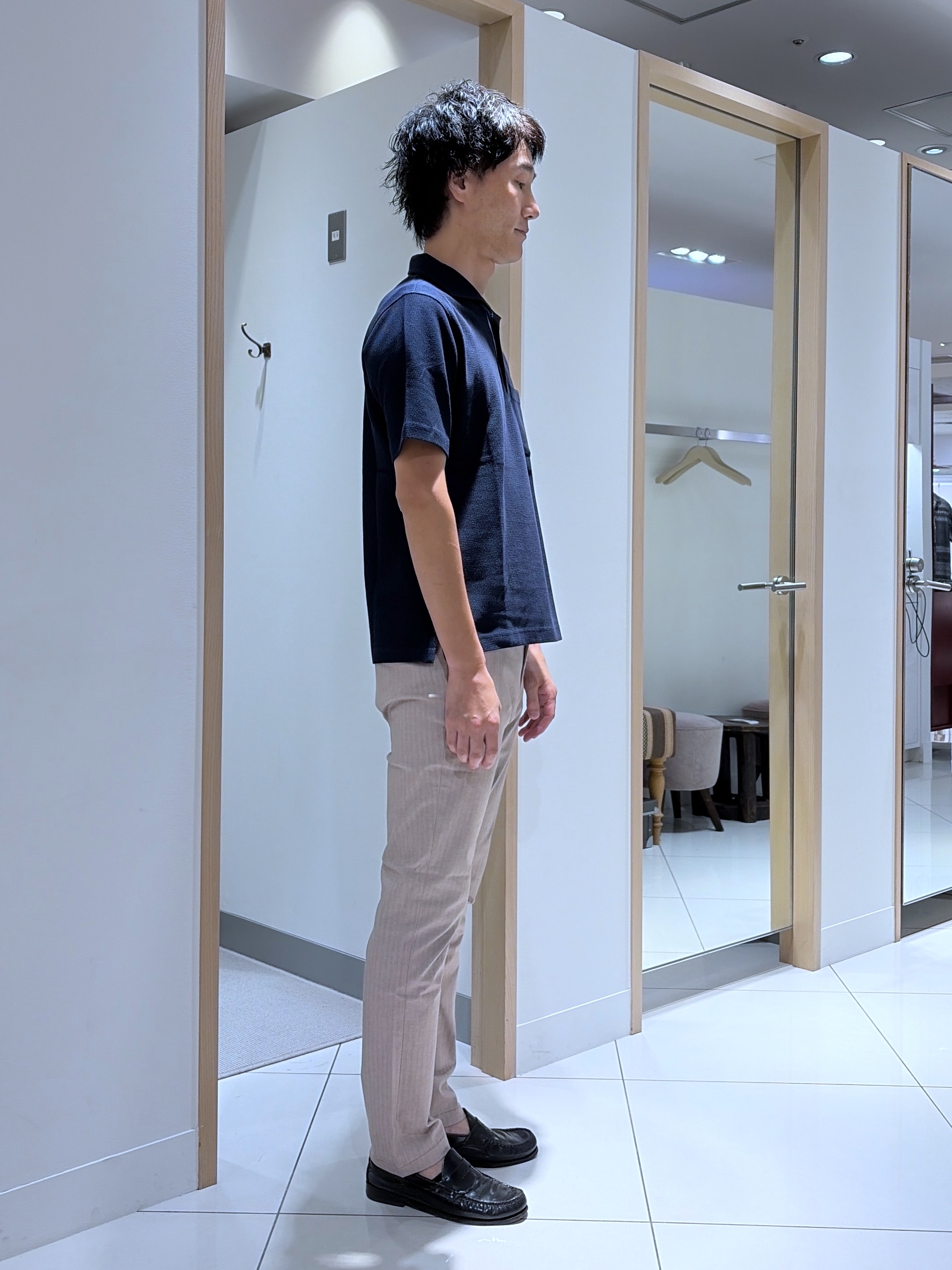 mutoさんの「TAKEO KIKUCHI｜【抗菌防臭】ステイフレッシュ ポロシャツ」を使ったコーディネート