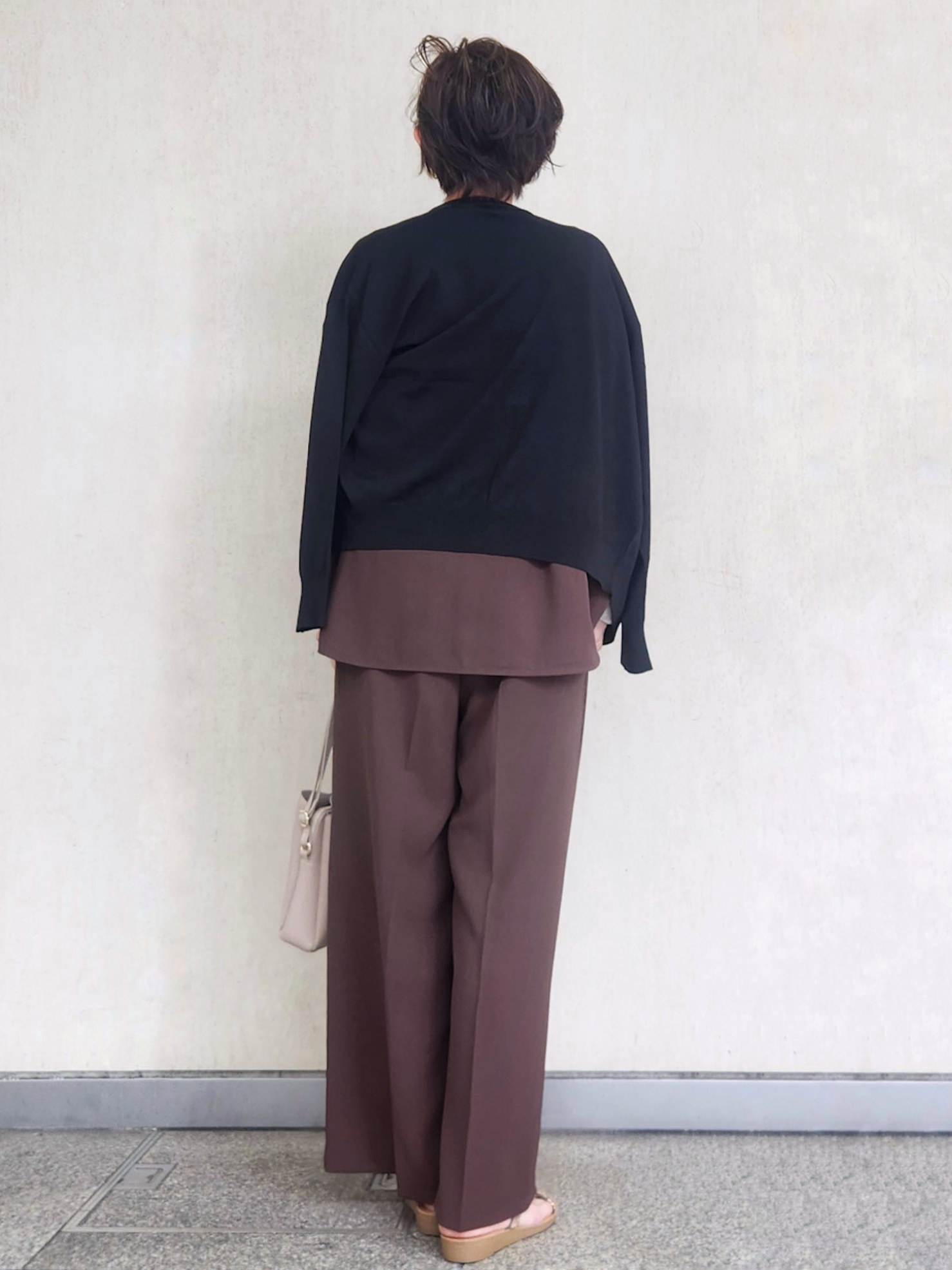 milkyさんの「OPAQUE.CLIP｜【UV／接触冷感】Vネックリラクシーニットカーディガン《洗濯機OK／抗ピル》」を使ったコーディネート