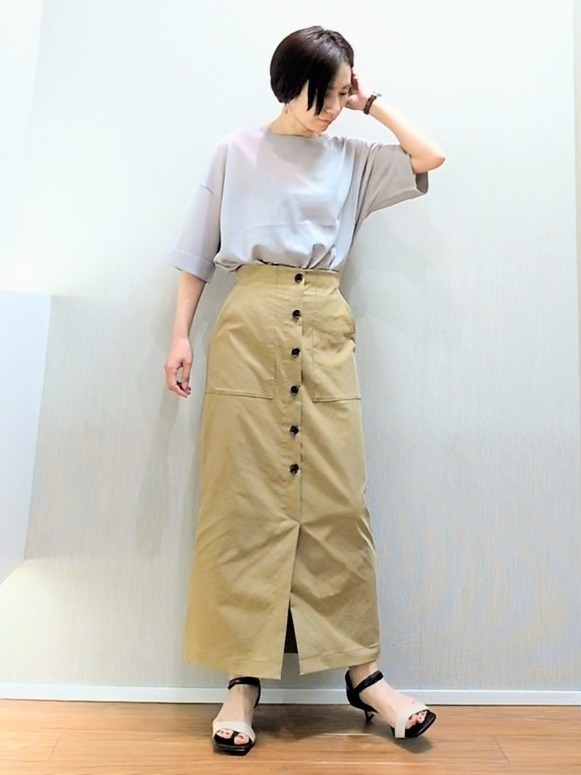 ミズタさんの「UNTITLED｜【アンサンブル可/Tシャツ風/ゆったり】リラックスニットトップス」を使ったコーディネート
