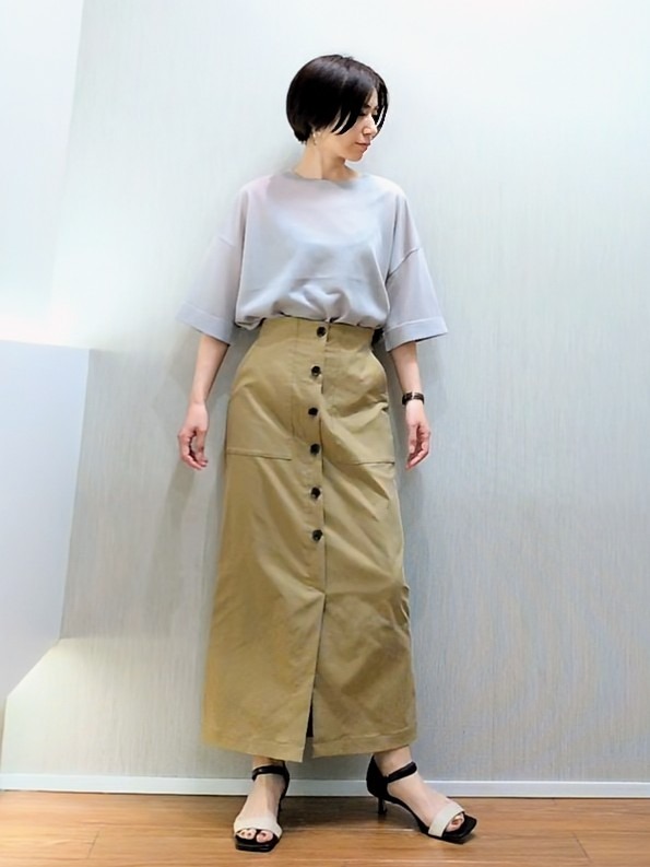ミズタさんの「UNTITLED｜【アンサンブル可/Tシャツ風/ゆったり】リラックスニットトップス」を使ったコーディネート