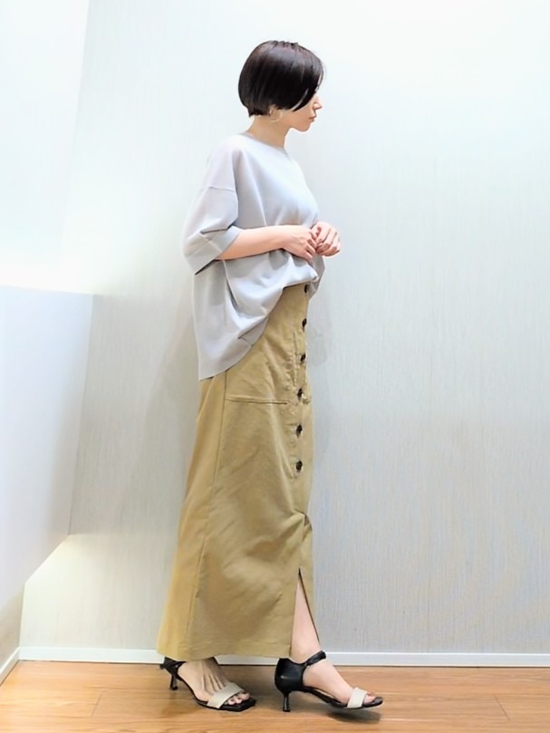 ミズタさんの「UNTITLED｜【アンサンブル可/Tシャツ風/ゆったり】リラックスニットトップス」を使ったコーディネート