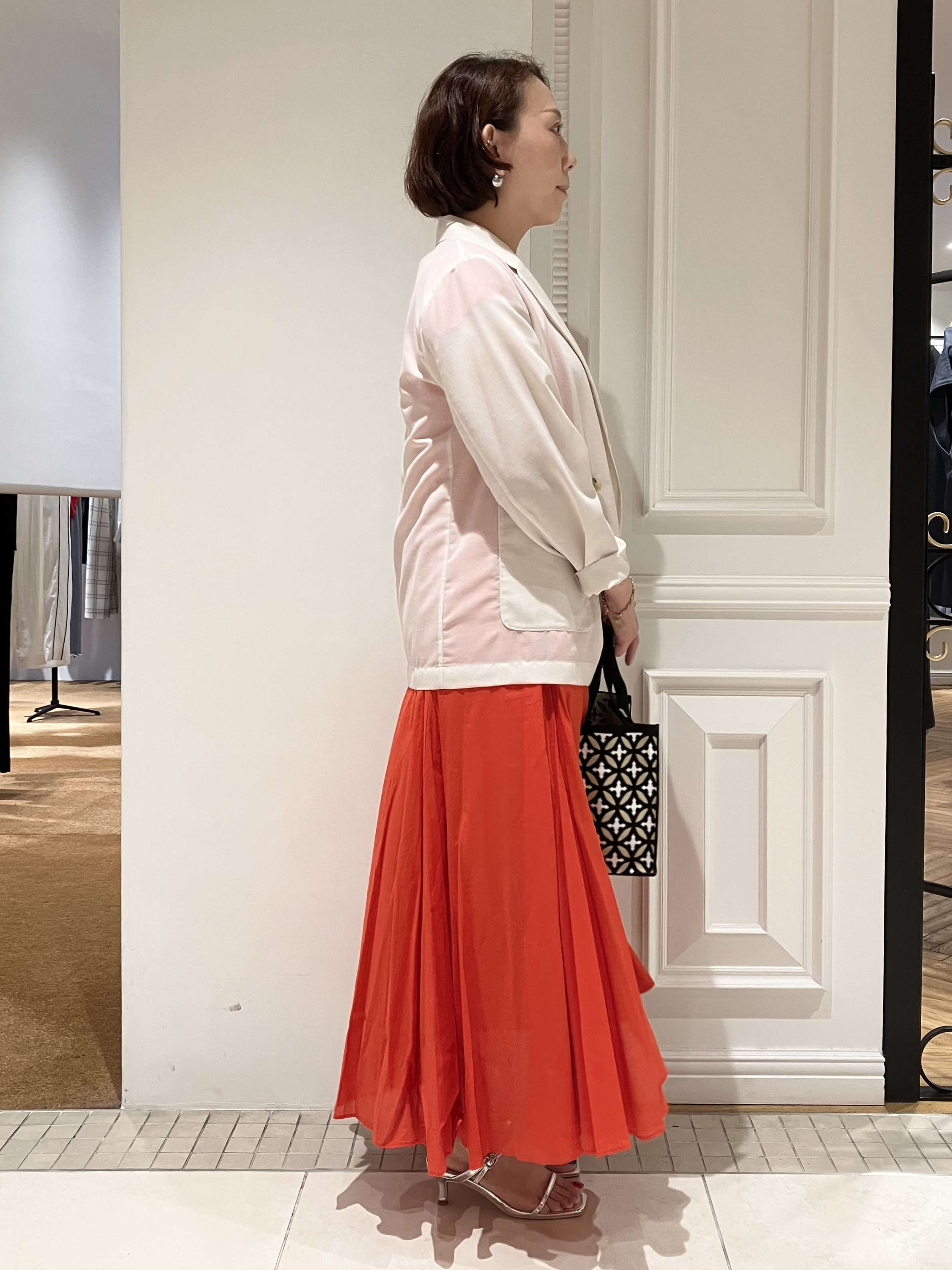 TAJIさんの「DRESSTERIOR｜【接触冷感/防シワ機能/ウォッシャブル】クールタッチ リネンブレンドシアージャケット」を使ったコーディネート