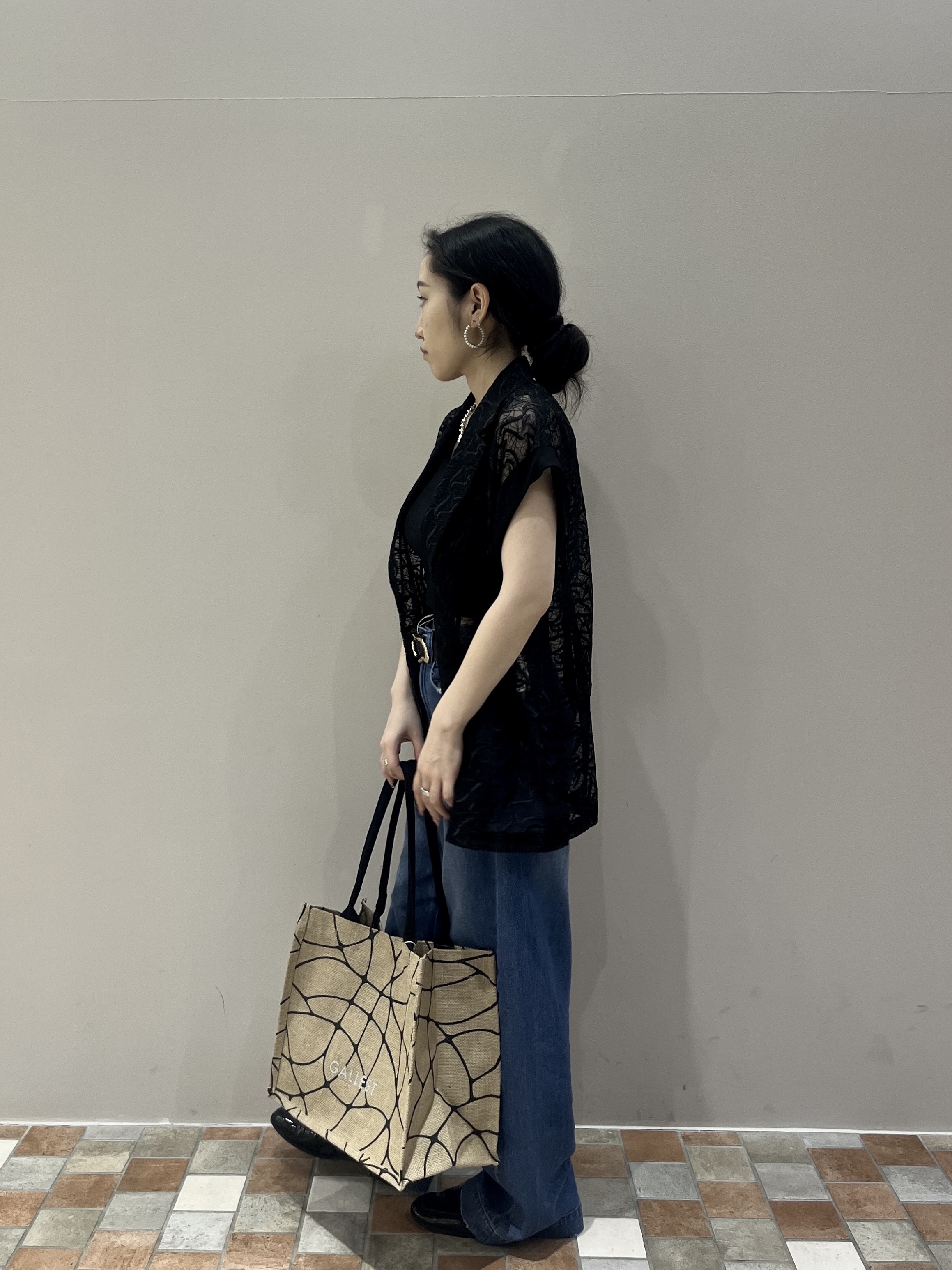 Uminoさんの「INDIVI｜レーステーラードジャケット」を使ったコーディネート