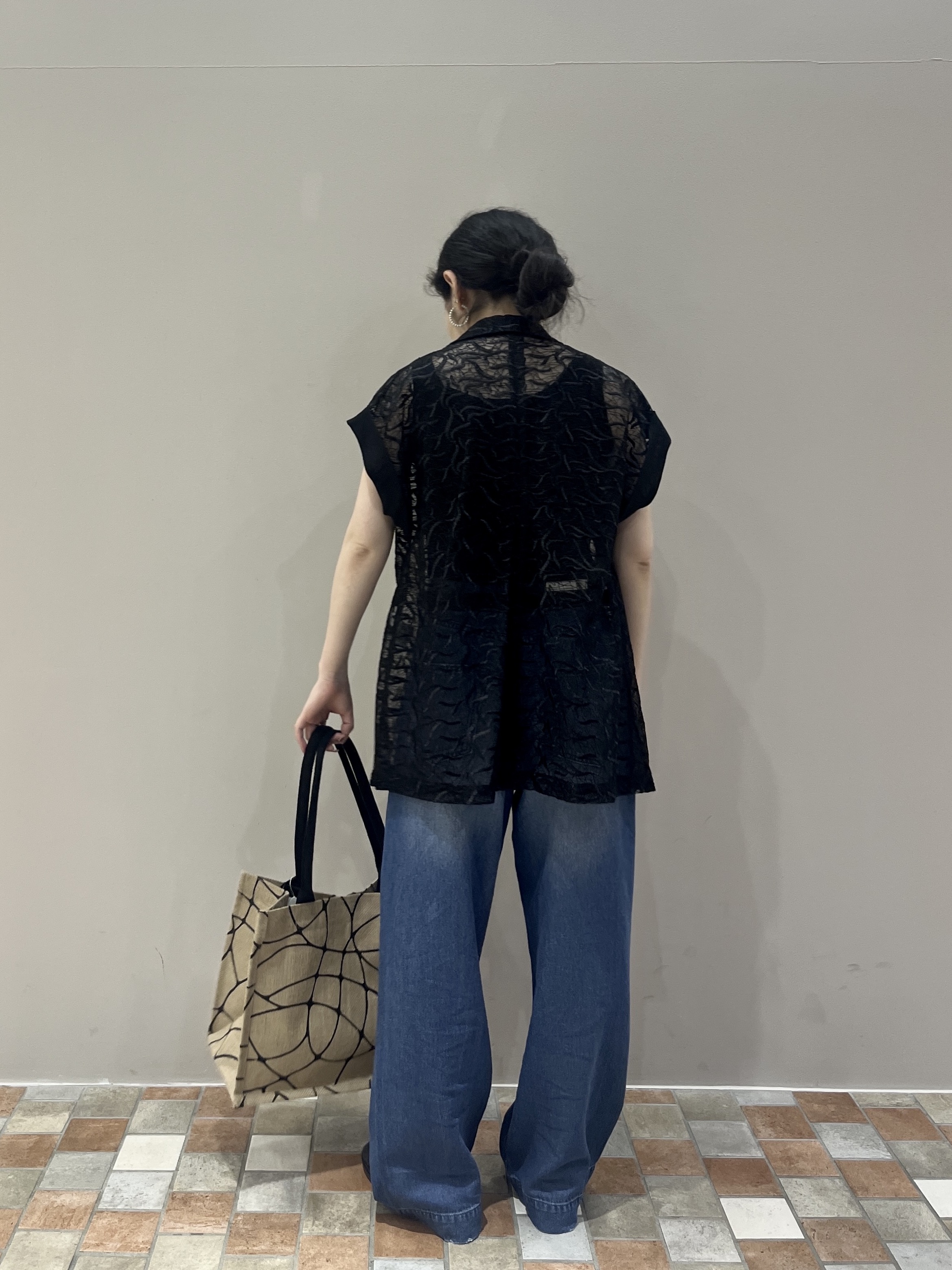 Uminoさんの「INDIVI｜レーステーラードジャケット」を使ったコーディネート