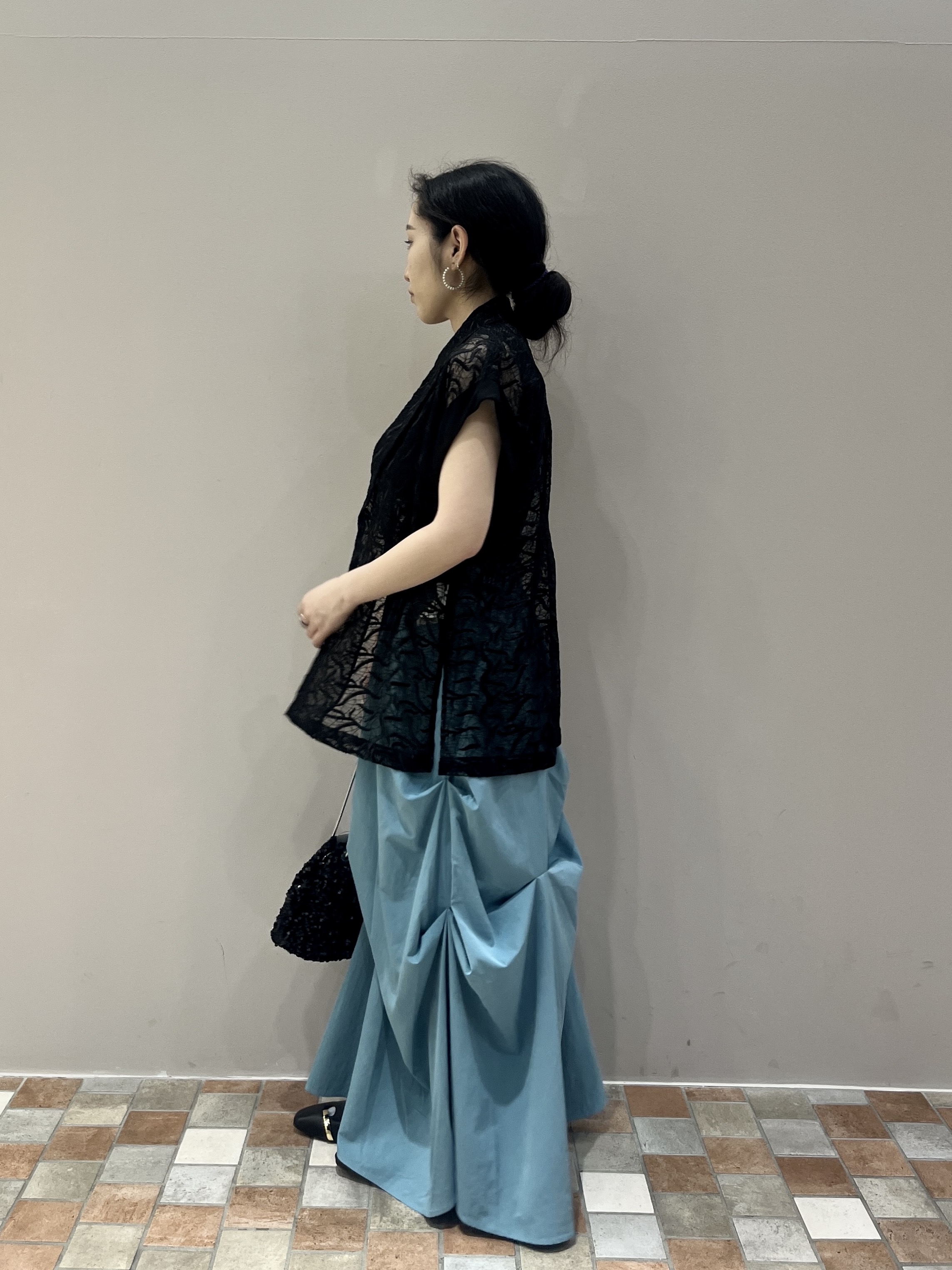 Uminoさんの「INDIVI｜レーステーラードジャケット」を使ったコーディネート