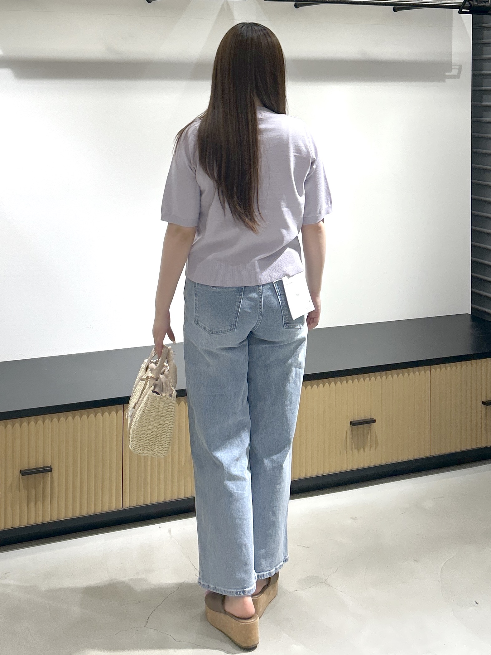sayaさんの「OPAQUE.CLIP｜フロントレースニットカーディガン【洗える】」を使ったコーディネート