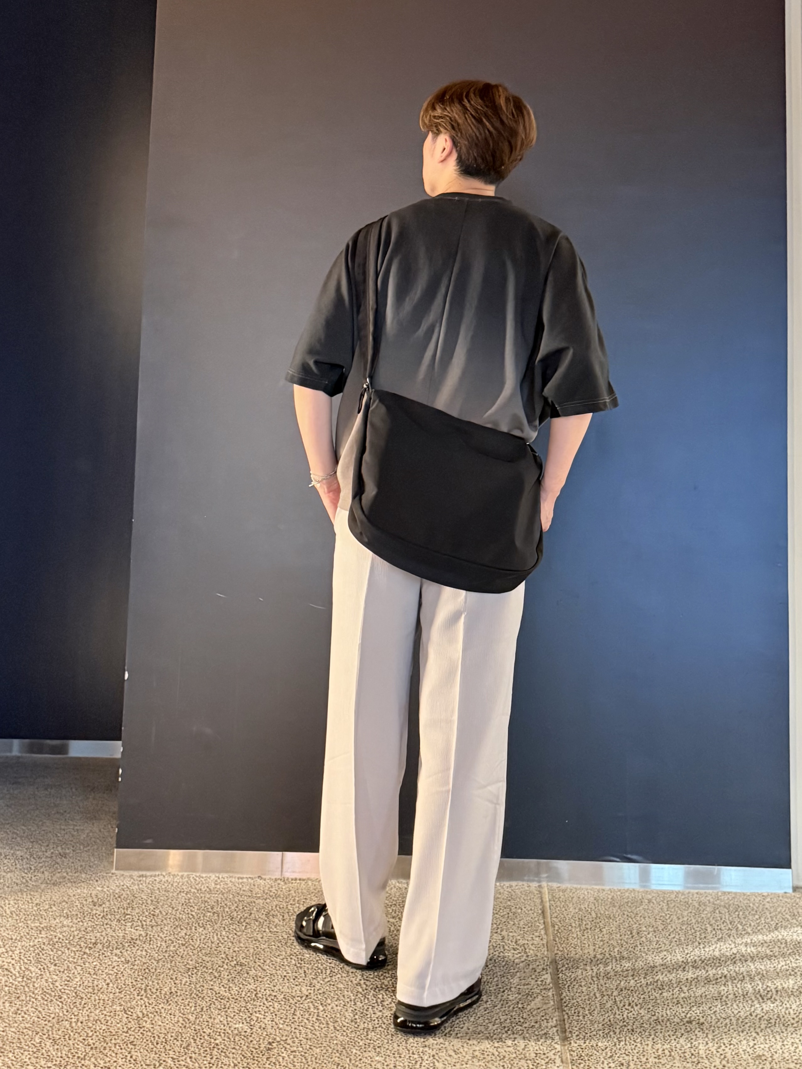 HARUさんの「tk.TAKEO KIKUCHI｜【人気商品！】グラデーションドルマンカットソー　ウォッシャブル/柔らかタッチ/ふっくら/ドルマンスリ」を使ったコーディネート