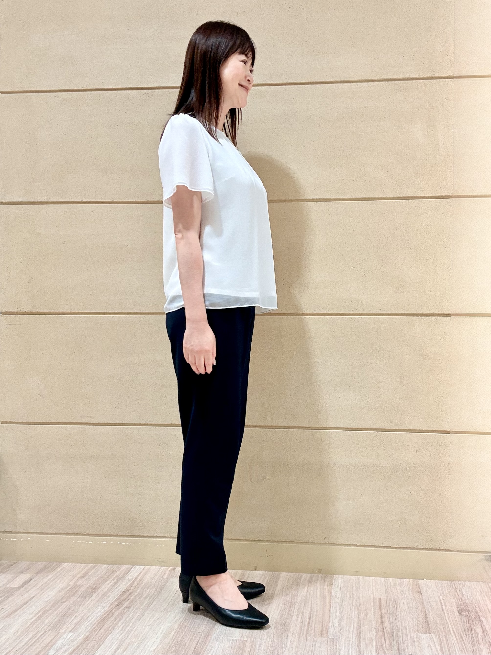 Marさんの「Reflect｜【S-4Lサイズ/UVカット／接触冷感】シフォンジャージブラウス」を使ったコーディネート